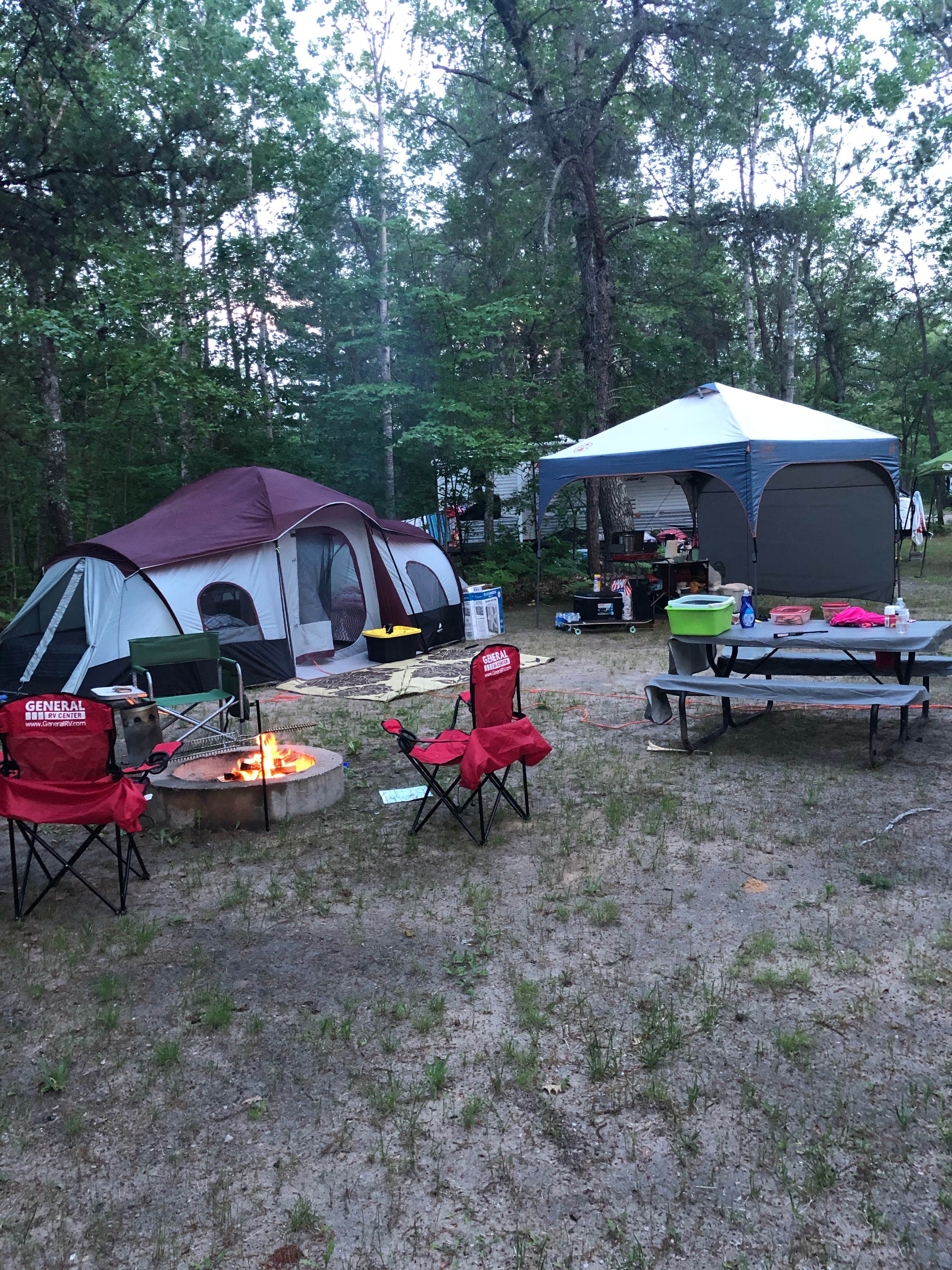 Camping near Sturgeon Valley Campground: Michigan Oaks Camping Resort, Afton, Michigan