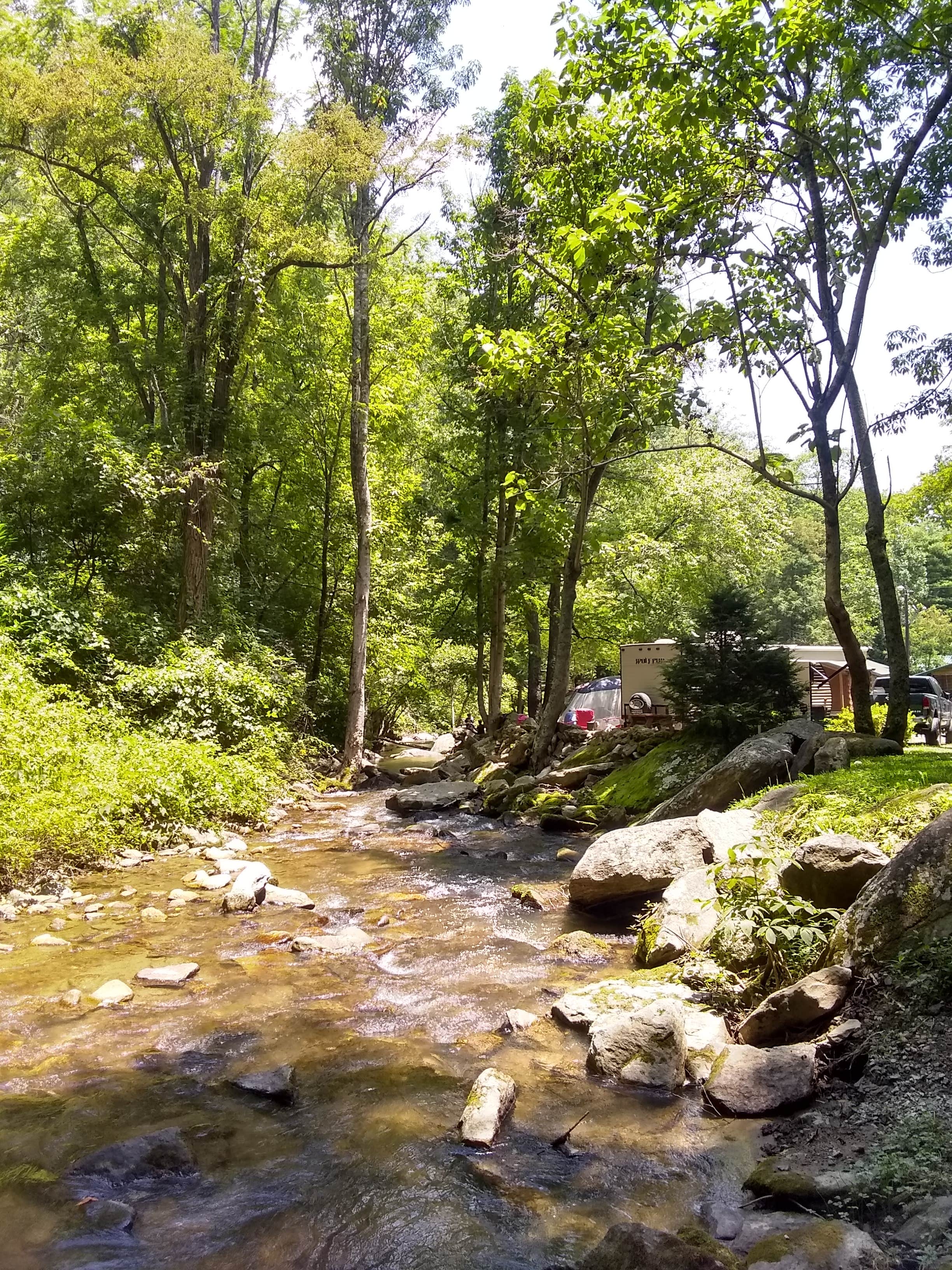 Camper-submitted photo at Creekside Mountain Camping near Swannanoa, NC