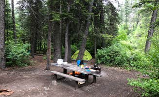 Justin P.'s photo of tent camping at Hurricane Creek Campground near Lostine, OR