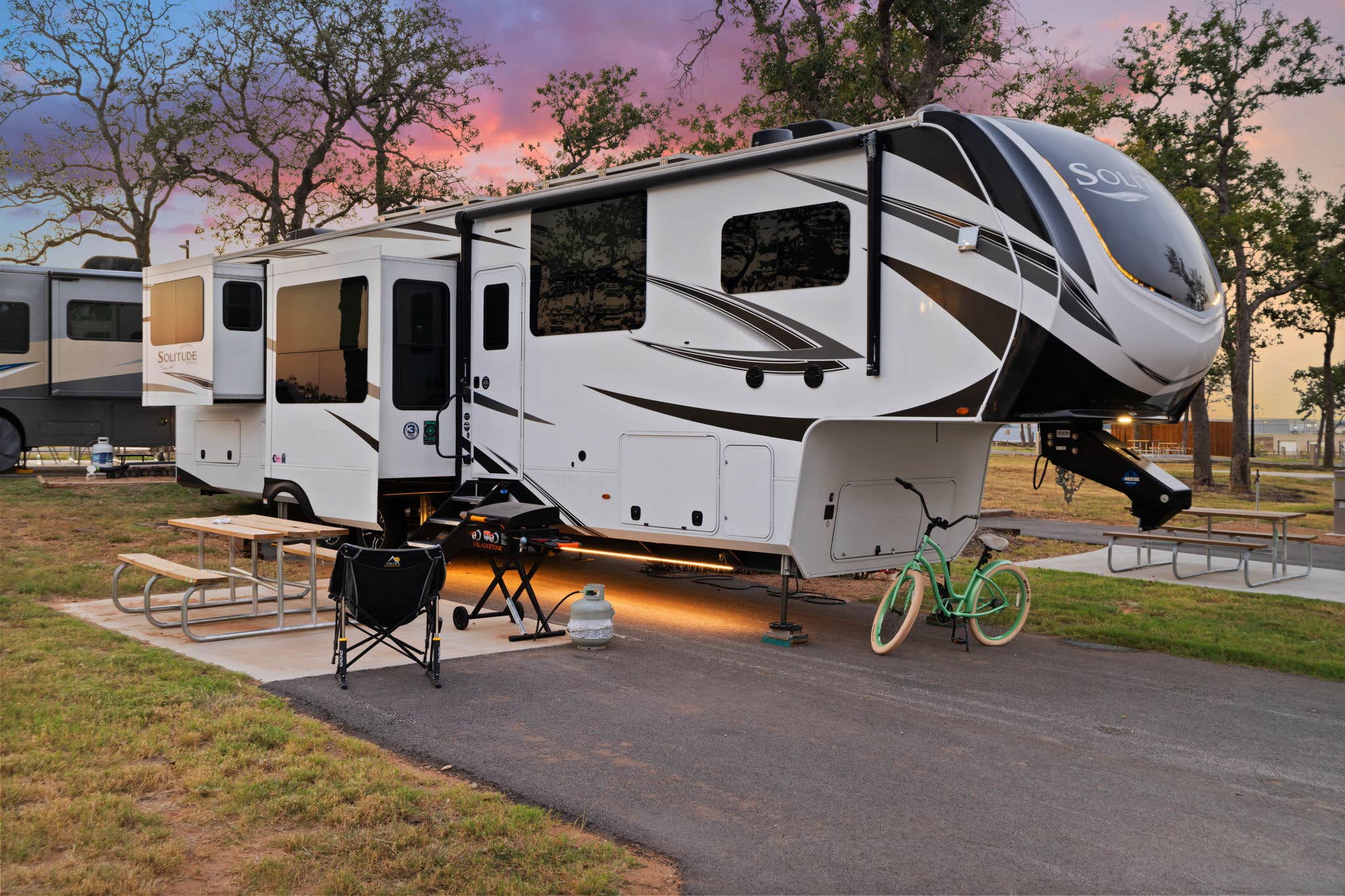 Rachel L.'s photo of rv camping at Lantern Oaks RV Resort near Stonewall, TX