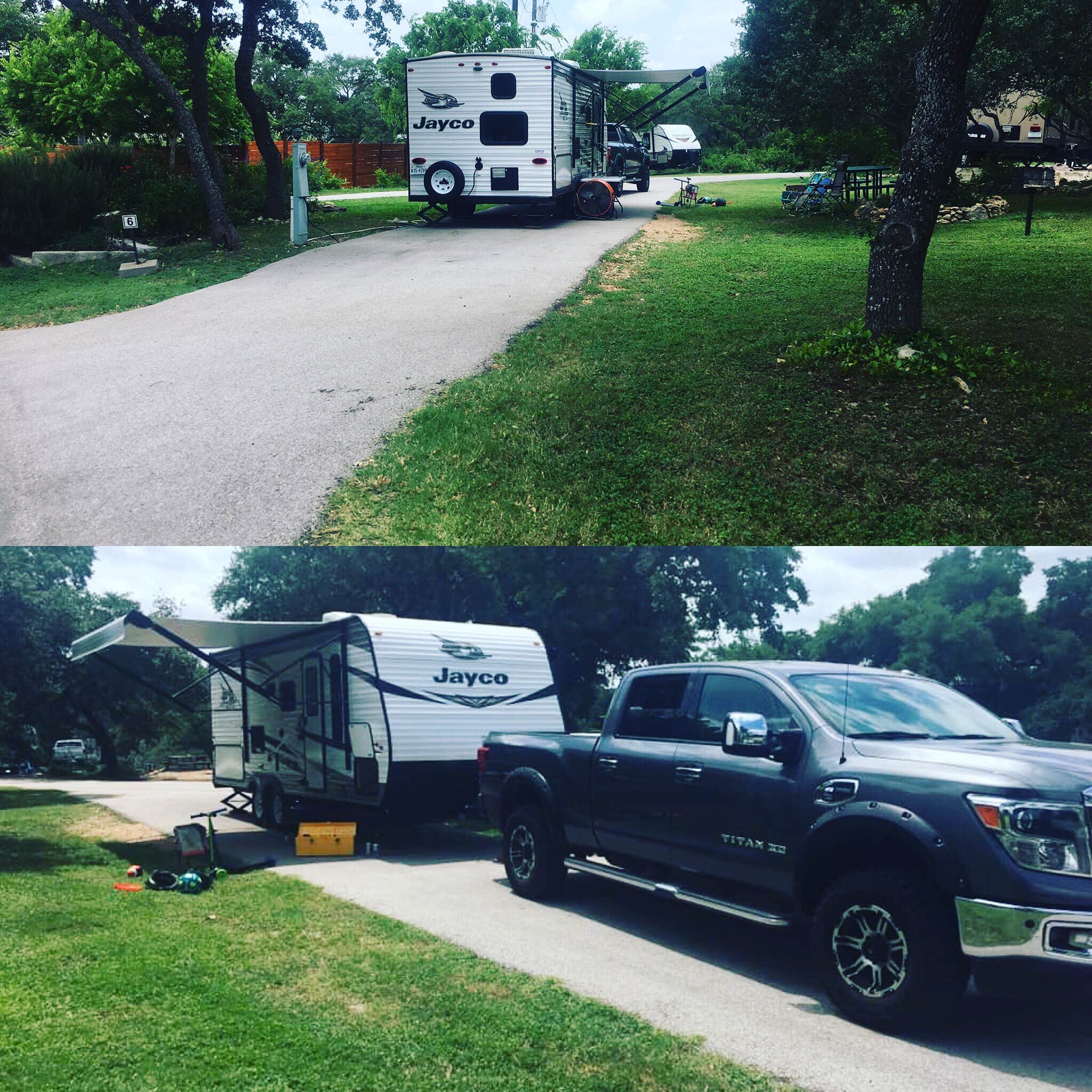 Jonathan K.'s photo of rv camping at Sunset RV Park near Round Mountain, TX
