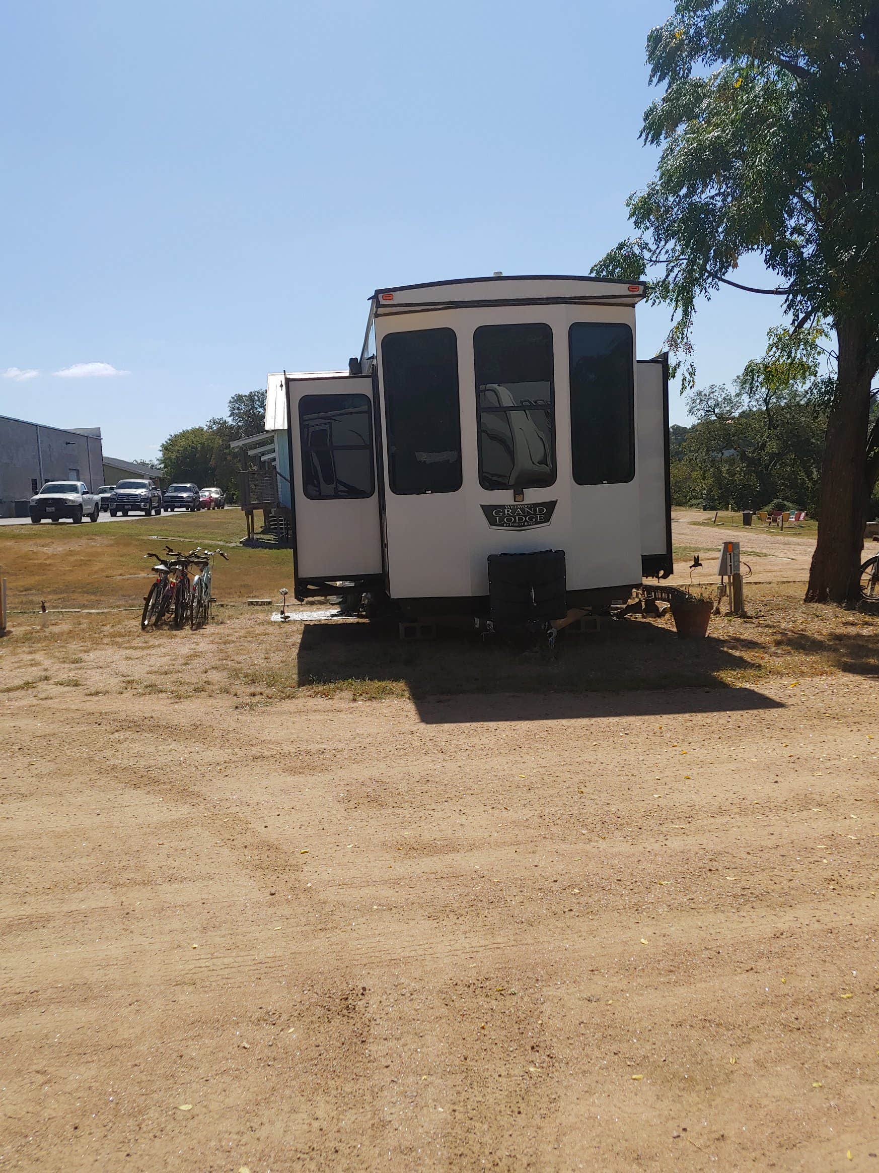 River Trail Cottages M.'s photo of rv camping at River Trail Cottages & RV Park near Bandera, TX