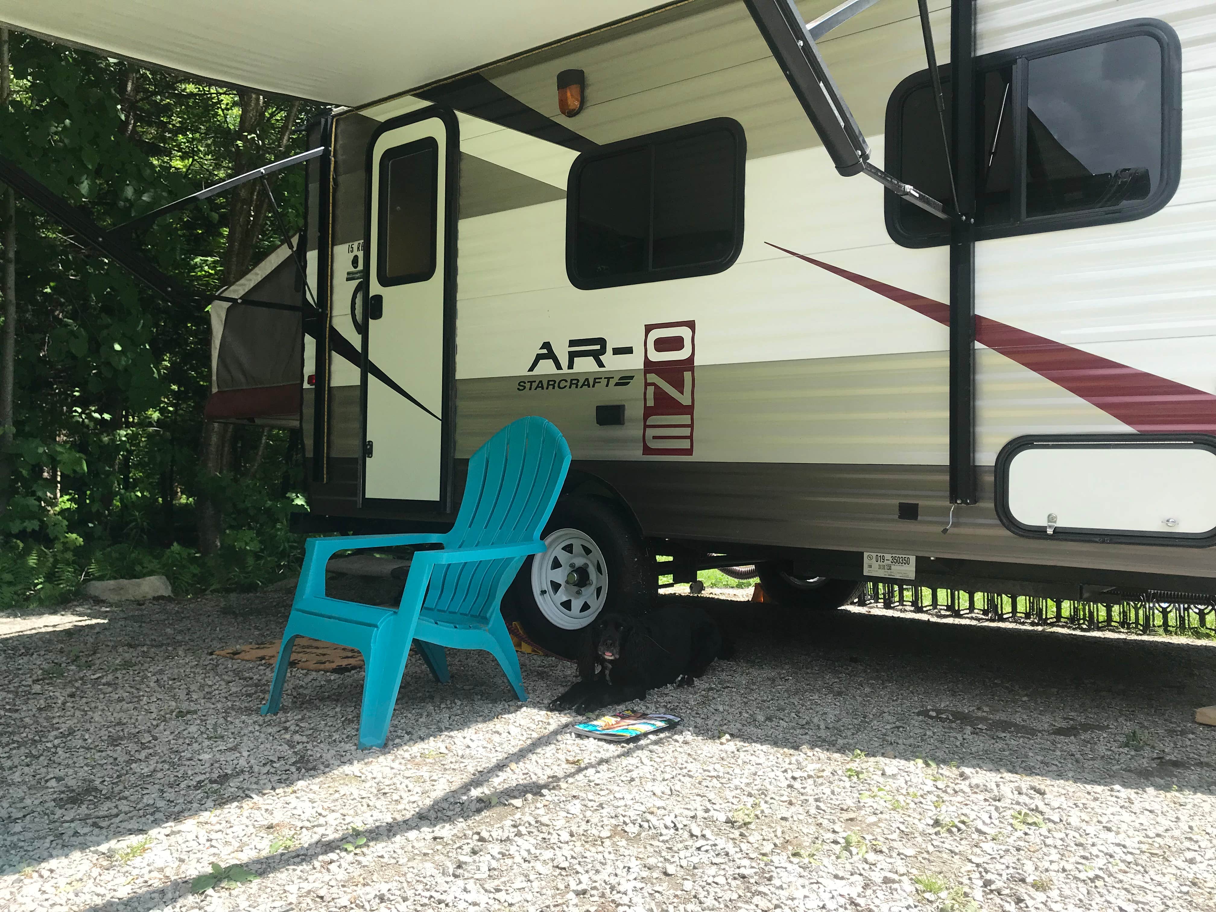 Mallory P.'s photo of rv camping at Lazy Lions Campground near Barre, VT