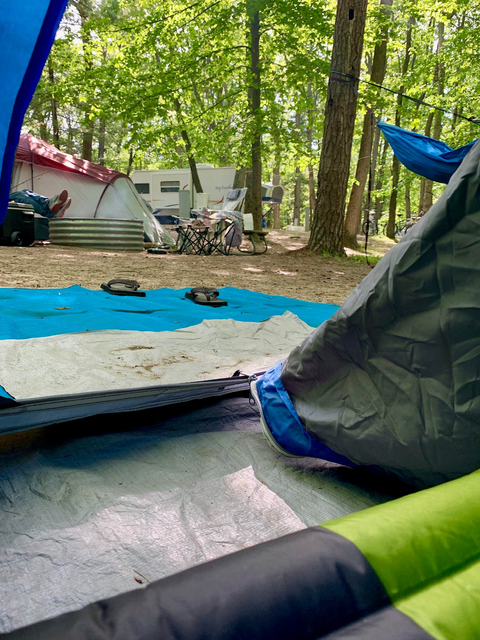 Lauren W.'s photo at Lake Michigan Campground — Muskegon State Park near Twin Lake, MI