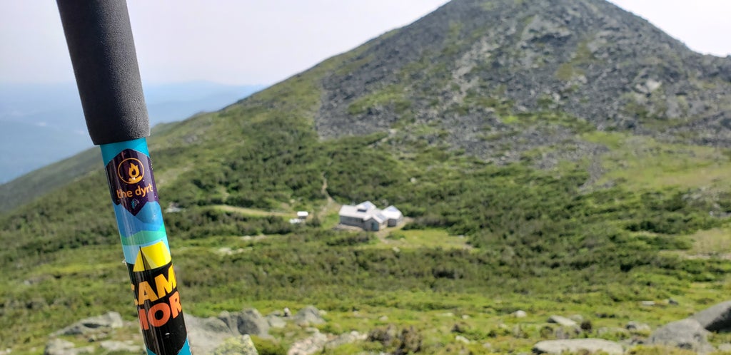 The hut and Mt Madison