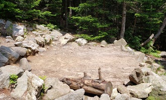 Camping near Lakes of the Clouds Hut: Valley Way Tentsite, Randolph, New Hampshire