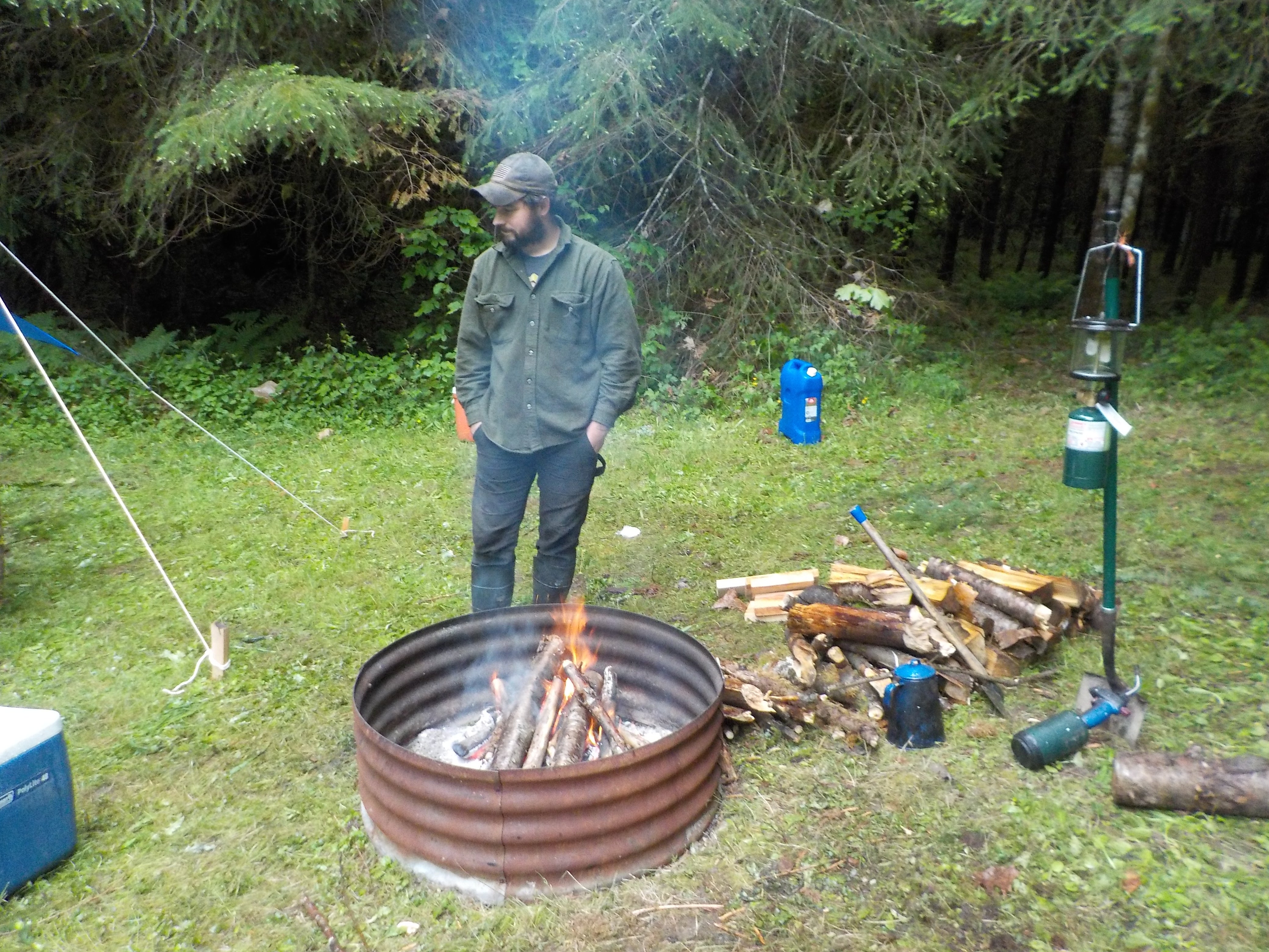 Fire pits for small campfires allowed