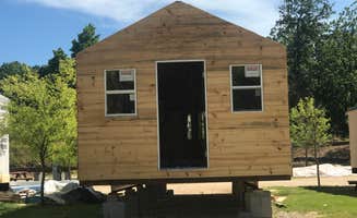 Crystal C.'s photo of a cabin at Tiny Town Oklahoma near Powderly, TX