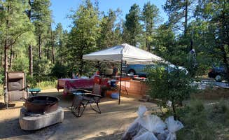 Cindy E.'s photo of a dispersed camping area at Prescott National Forest Dispersed near Prescott, AZ