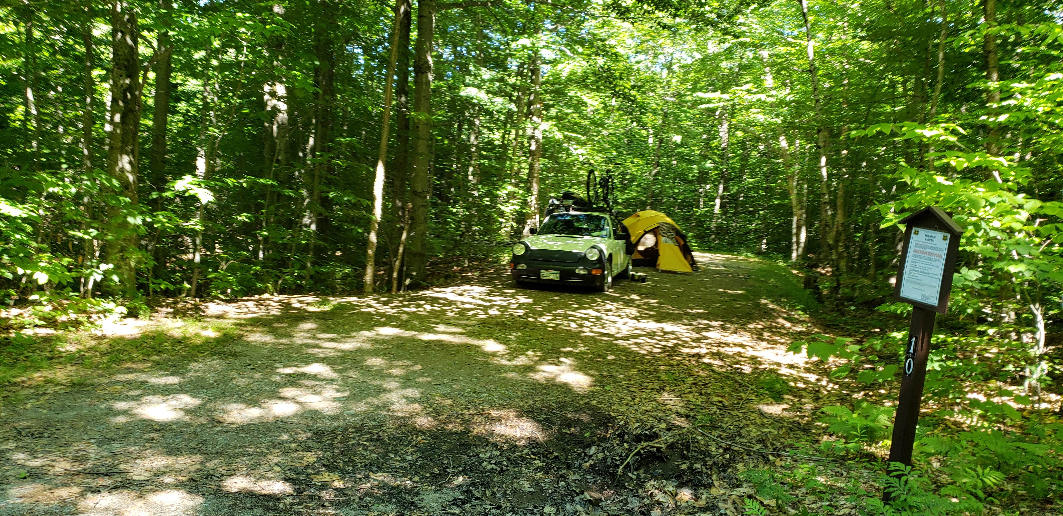 Jean C.'s photo of a dispersed camping area at Haystack Road near Randolph, NH