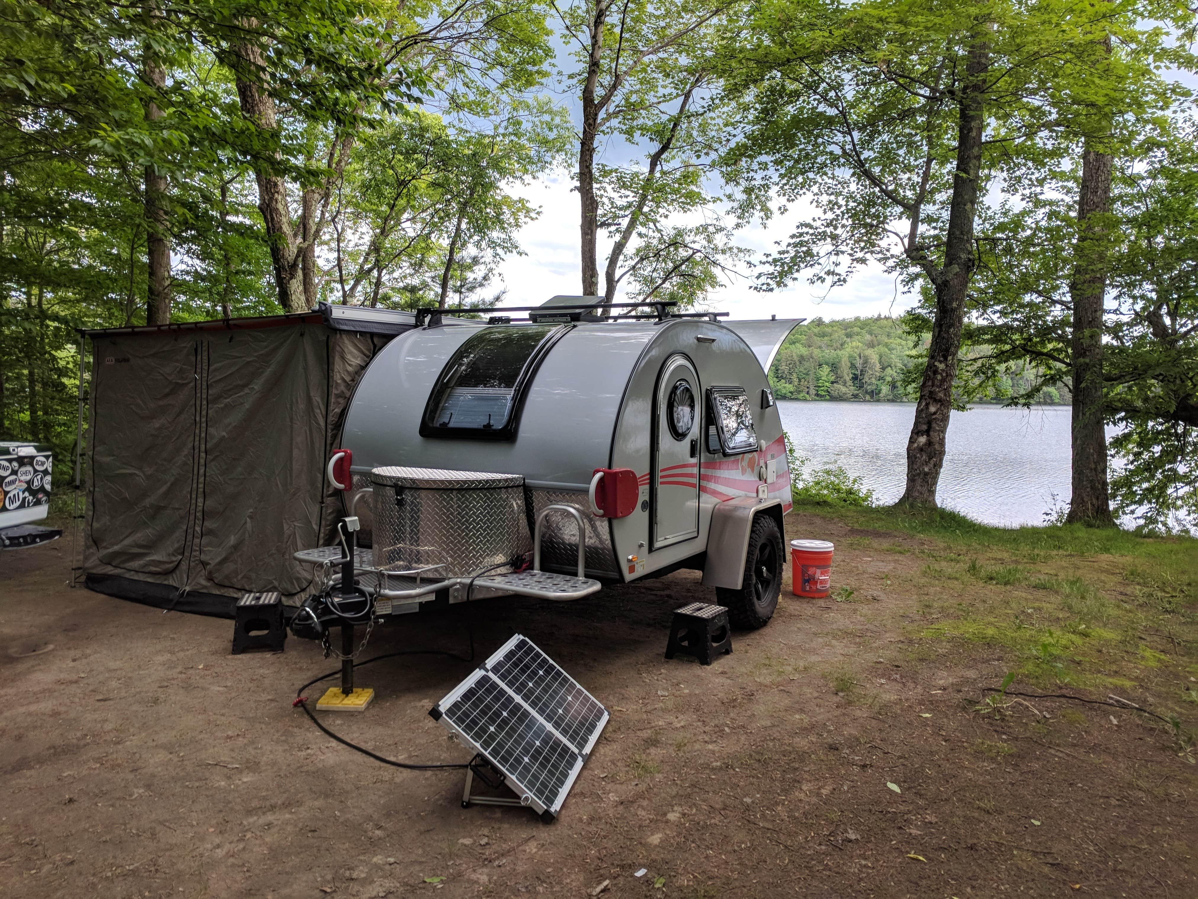 Anna G.'s photo of rv camping at Limekiln Lake Campground near Eagle Bay, NY