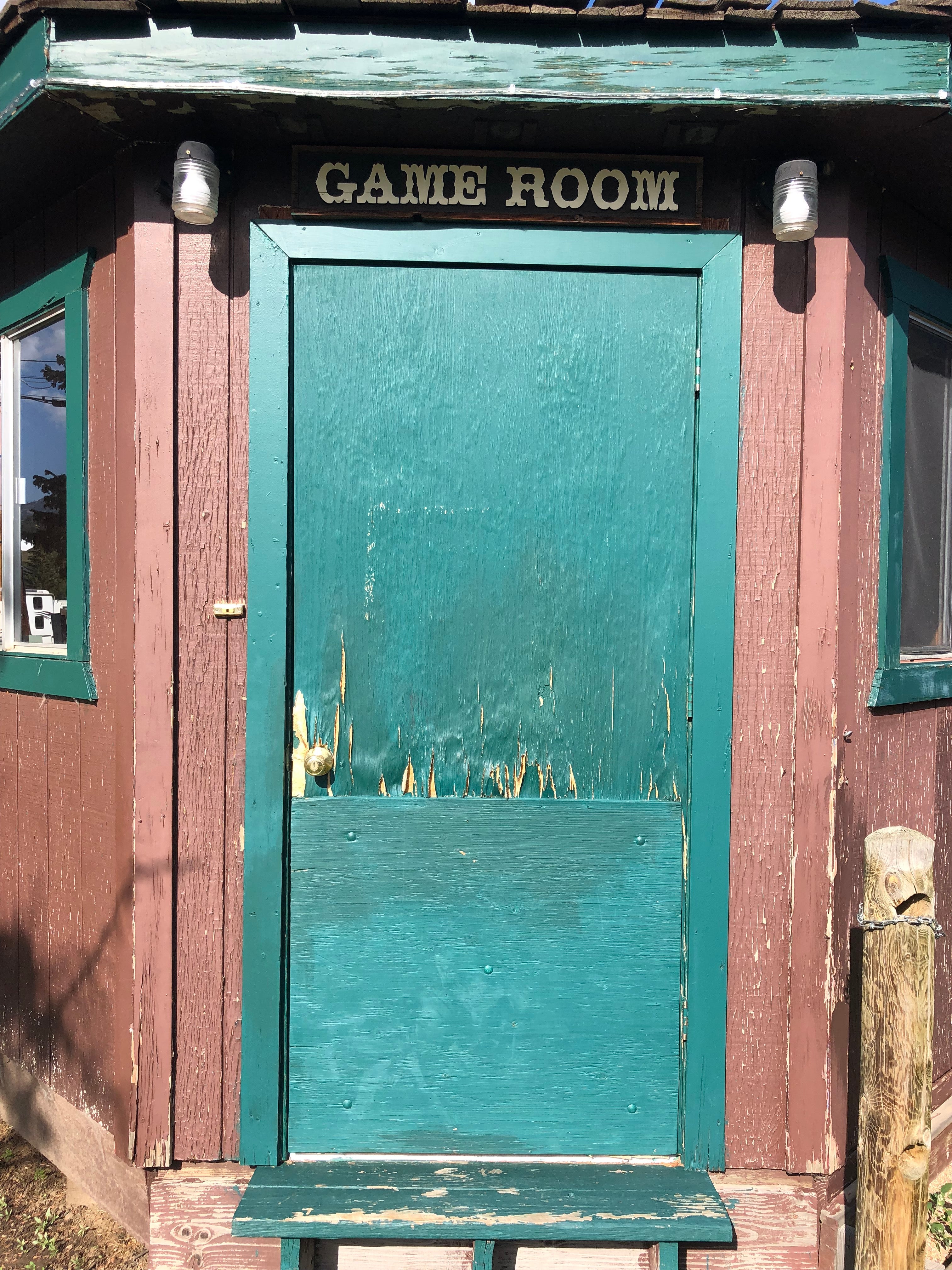 Closed game room.