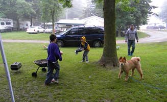 Sarah G.'s photo of camping with pets at Plymouth Rock Camping Resort near Belgium, WI