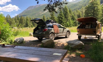 Camping near Meyers Creek Cabin: Woodbine Campground, Nye, Montana