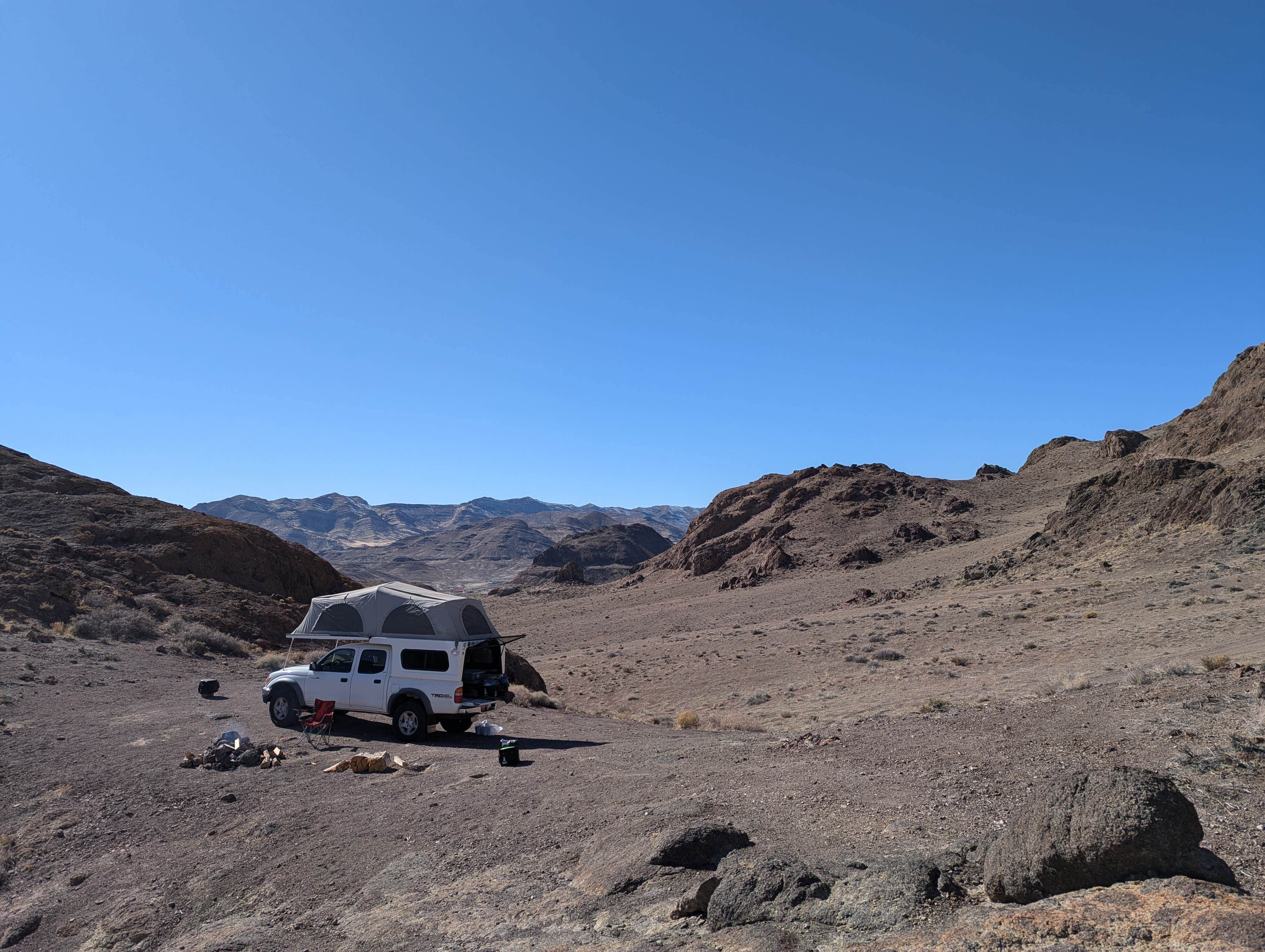 Joshua E.'s photo of tent camping at Volcano Peak Campground (Dispersed) near West Wendover, NV