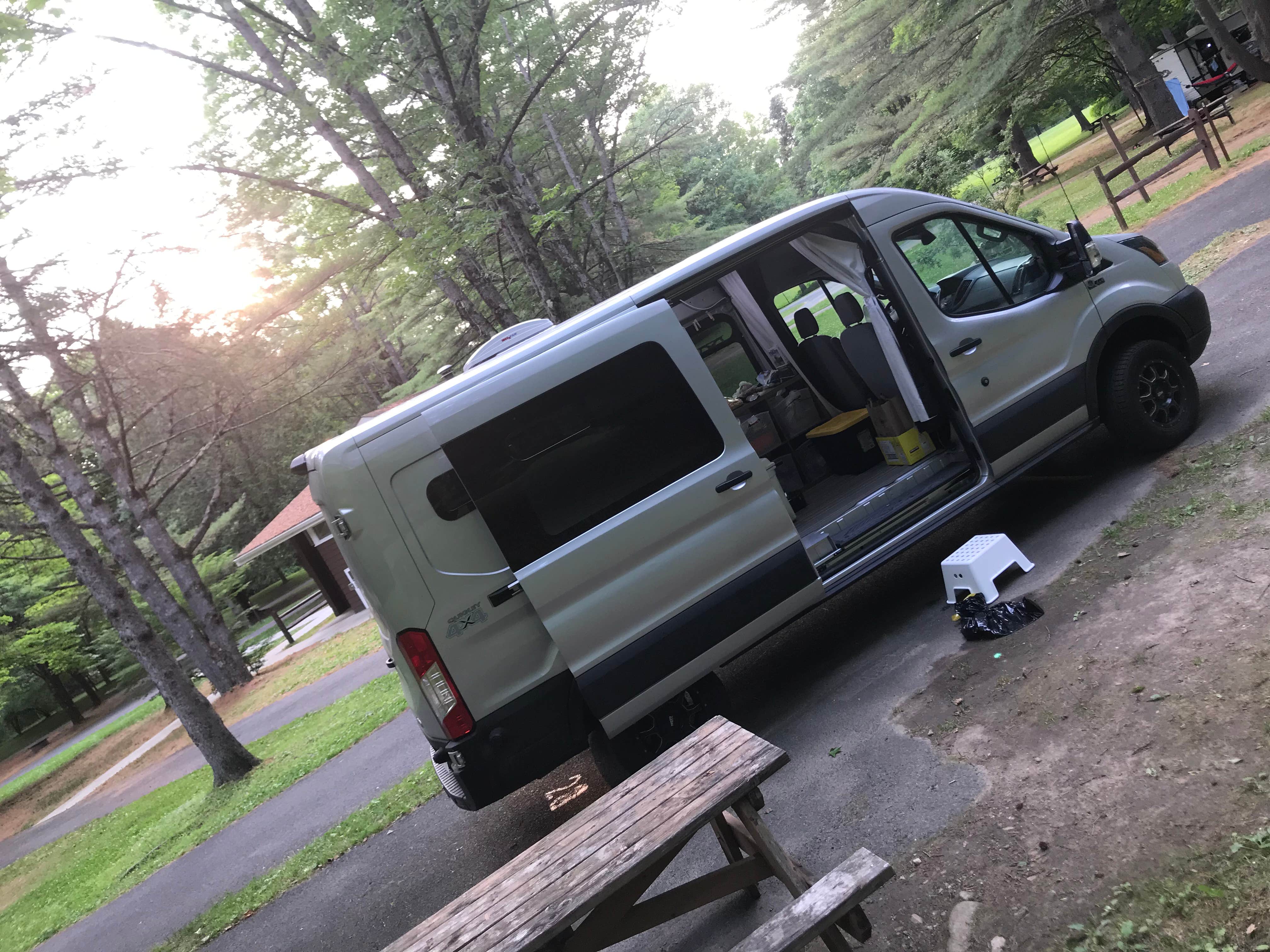 Tiff H.'s photo of rv camping at October Mountain State Forest Campground near Becket, MA