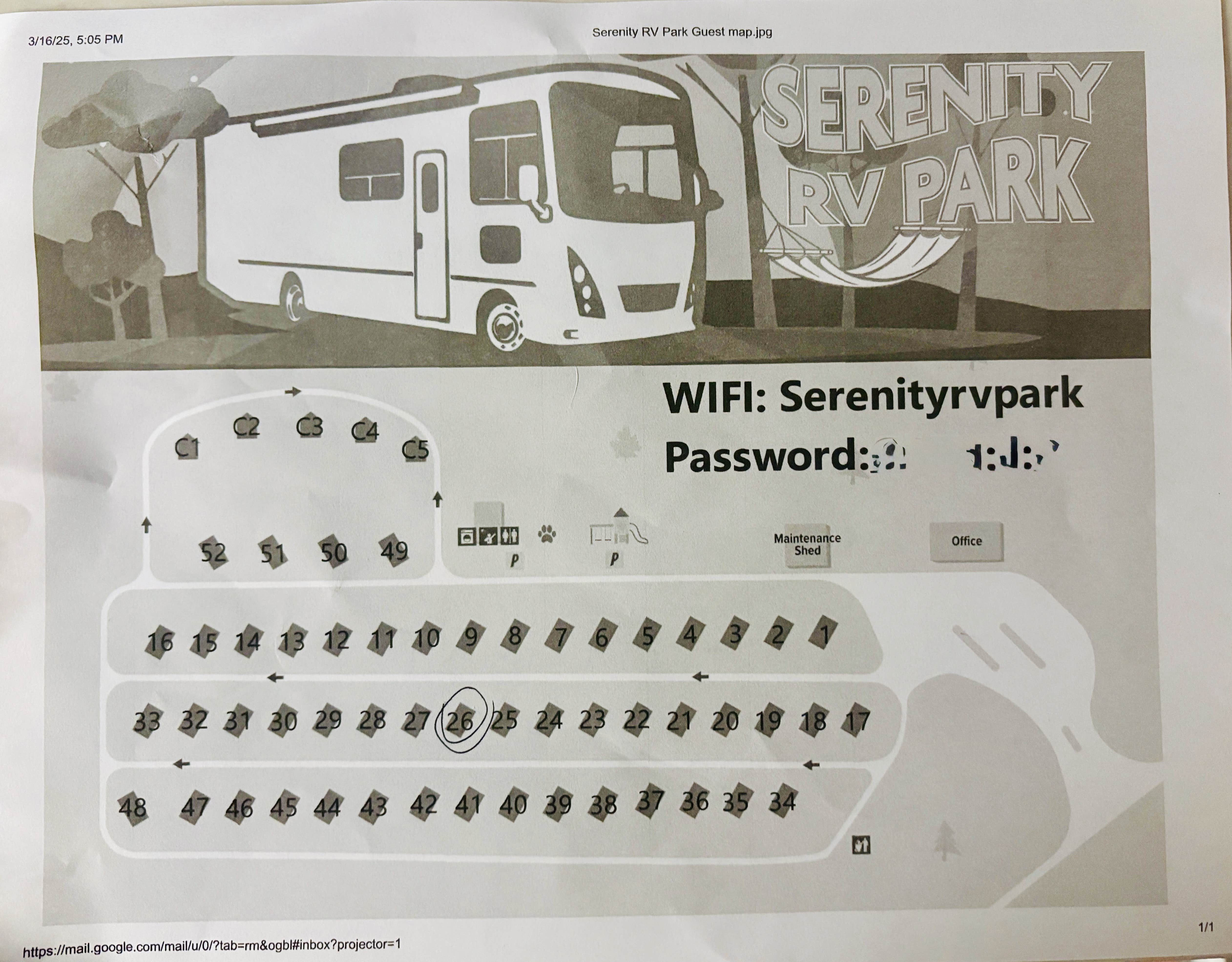 Camper-submitted photo at Serenity RV Park near Fulton, MS