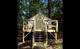 The Dyrt's photo of glamping accommodations at Lakefront at Little Clemons near Tuftonboro, NH