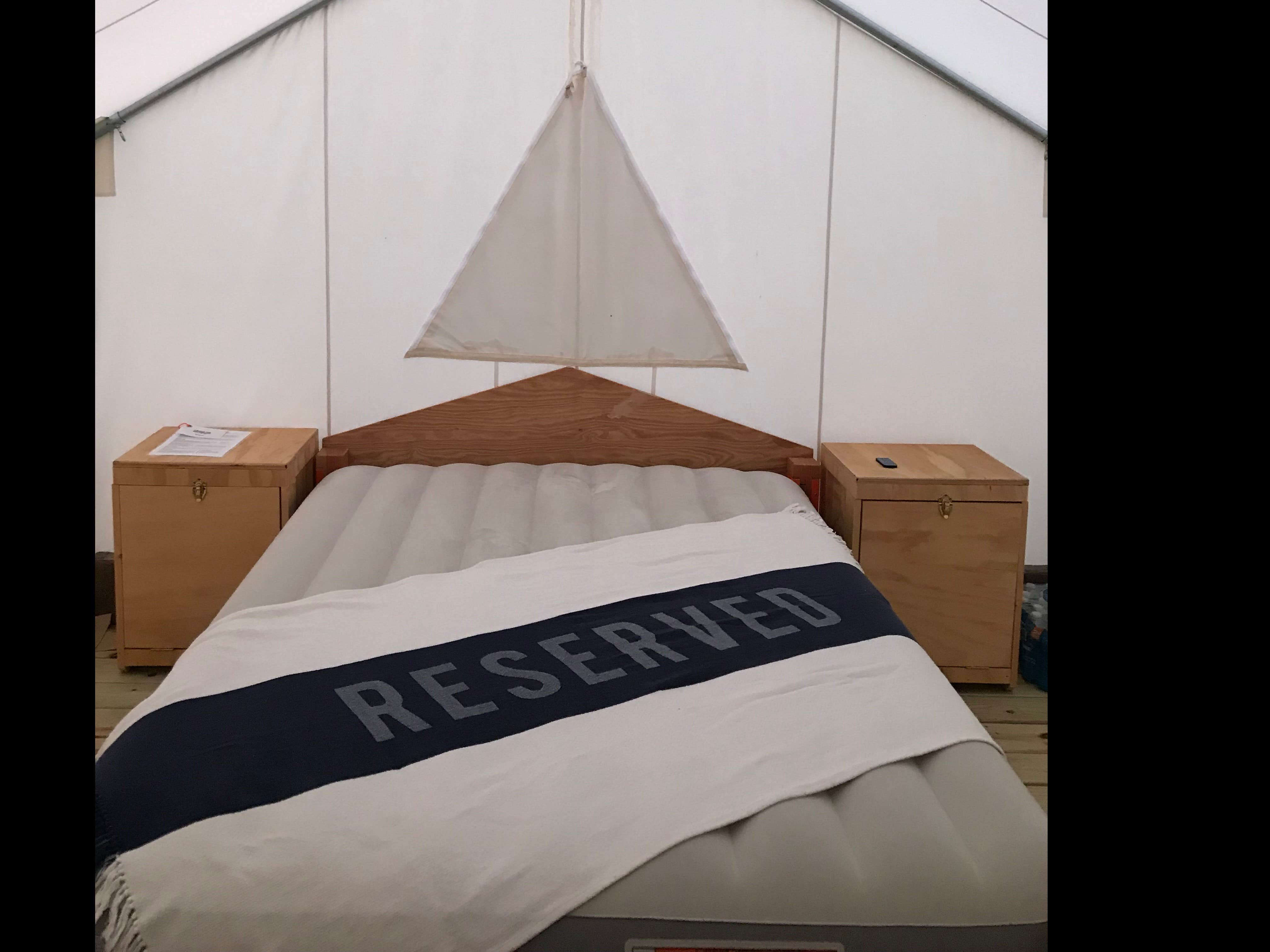 The Dyrt's photo of glamping accommodations at Belle Vue Pond and River Haven near Middle Grove, NY