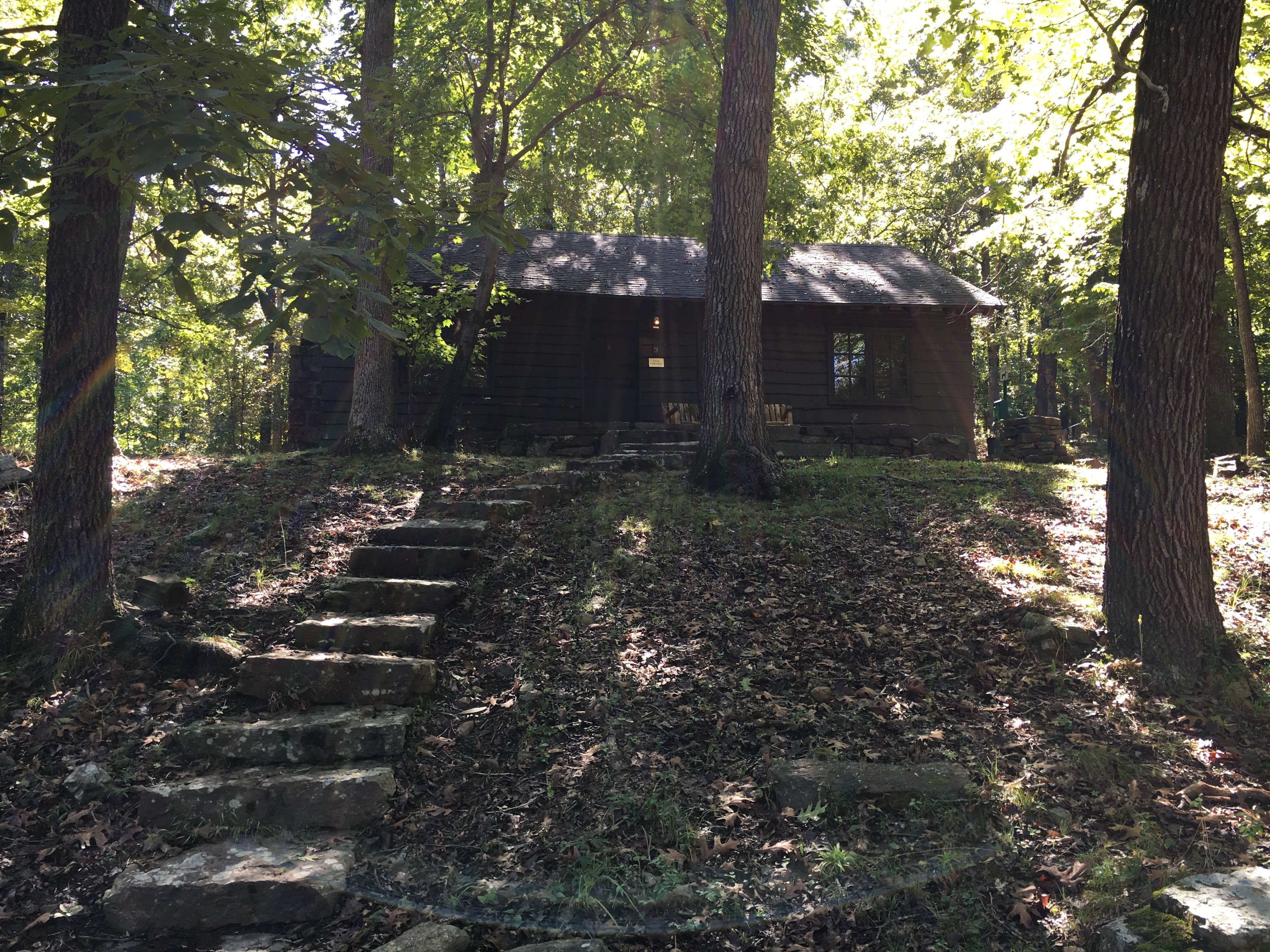 Matt S.'s photo of a cabin at Devil's Den State Park Campground near Fort Smith, AR