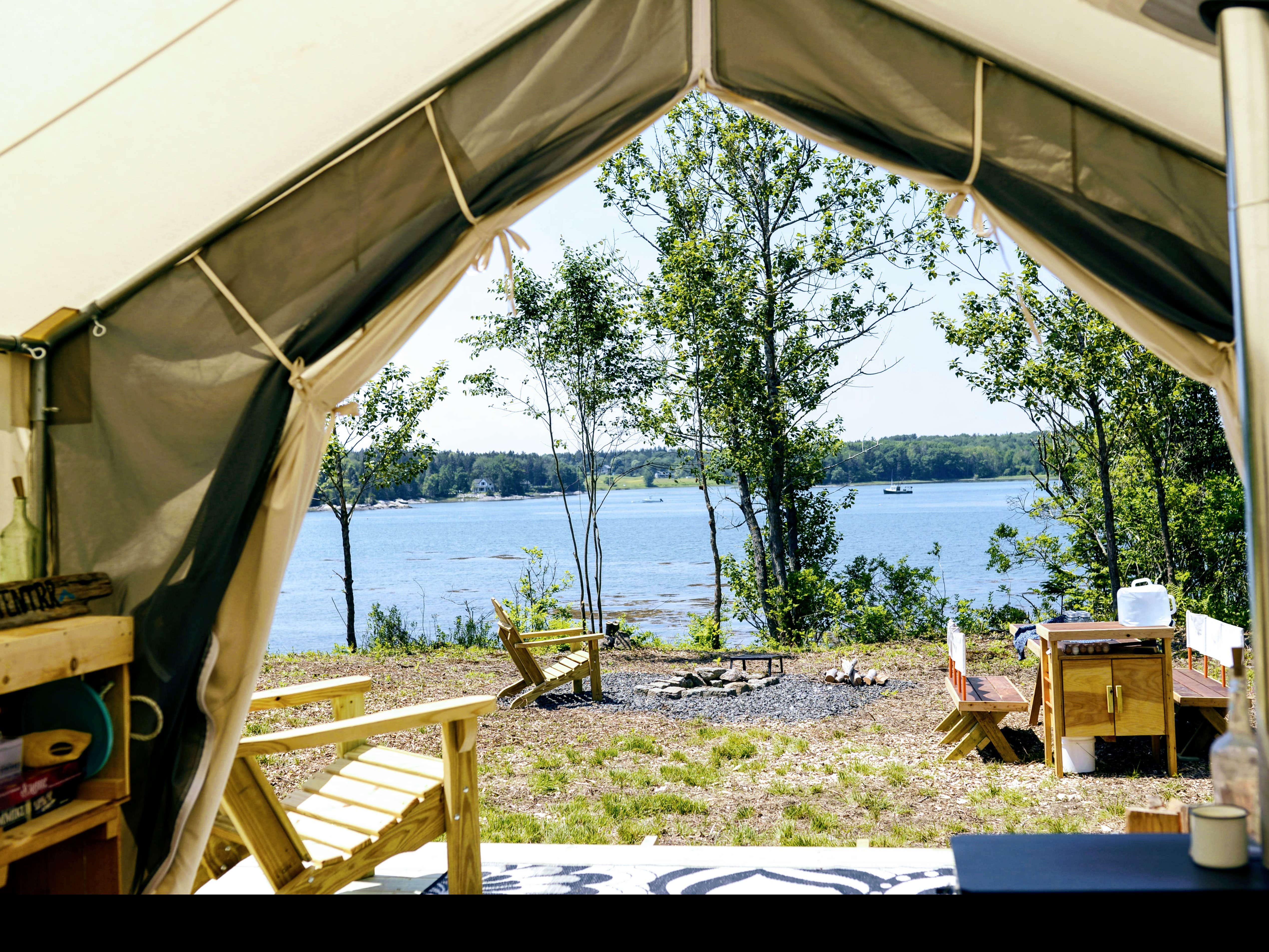 The Dyrt's photo of tent camping at Tideside Tentrr near Woolwich, ME