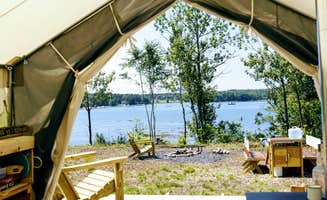 The Dyrt's photo of tent camping at Tideside Tentrr near Seal Harbor, ME