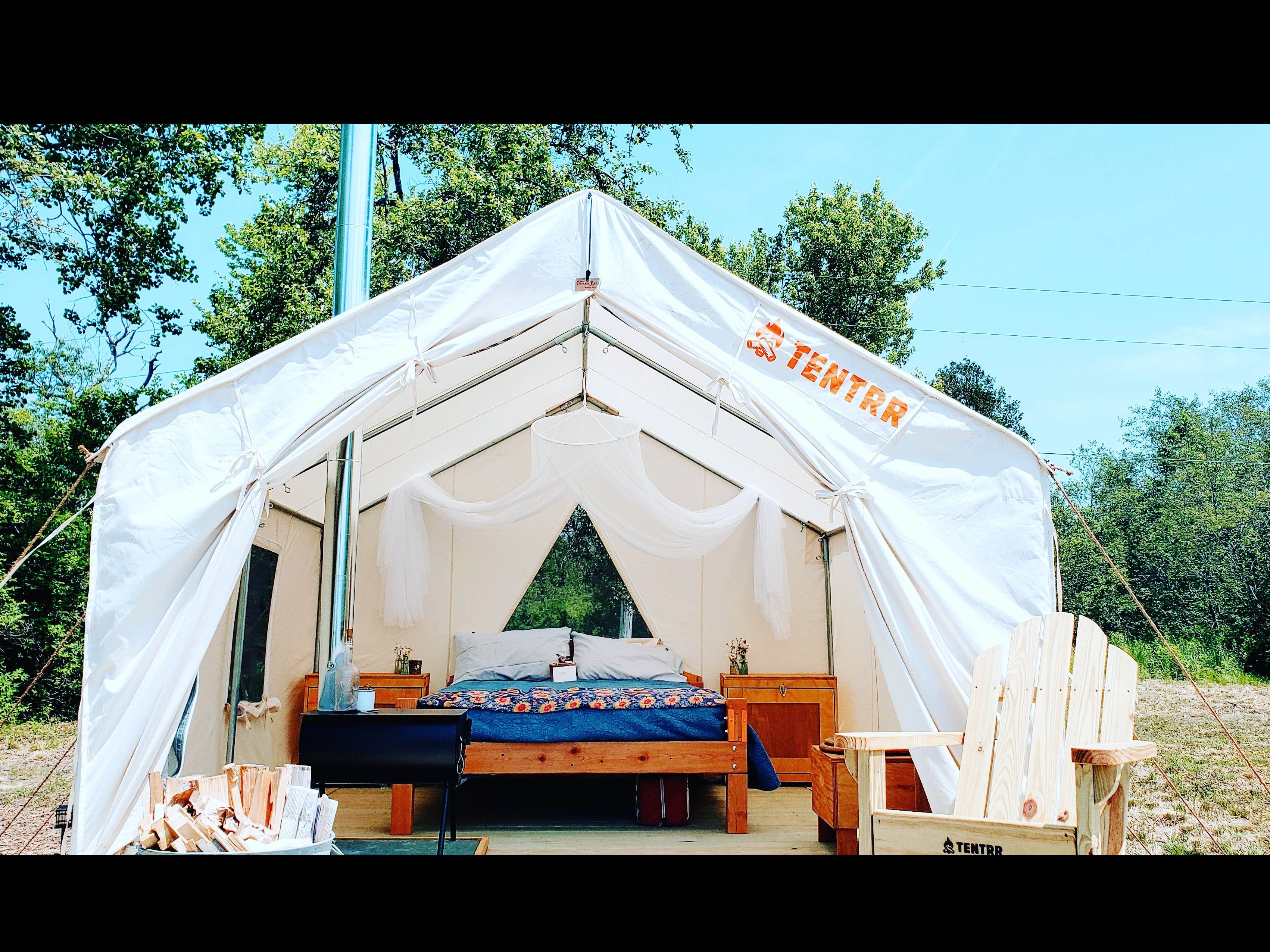 The Dyrt's photo of tent camping at Tideside Tentrr near Isle au Haut, ME