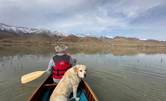 Bosn E.'s photo of camping with pets at Diaz Lake Campground near Death Valley National Park