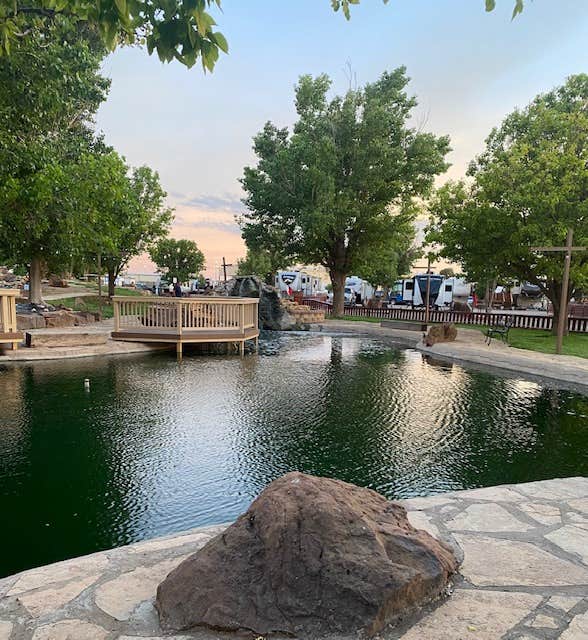 Robert P.'s photo of camping with pets at Fort Amarillo RV Resort near Fritch, TX