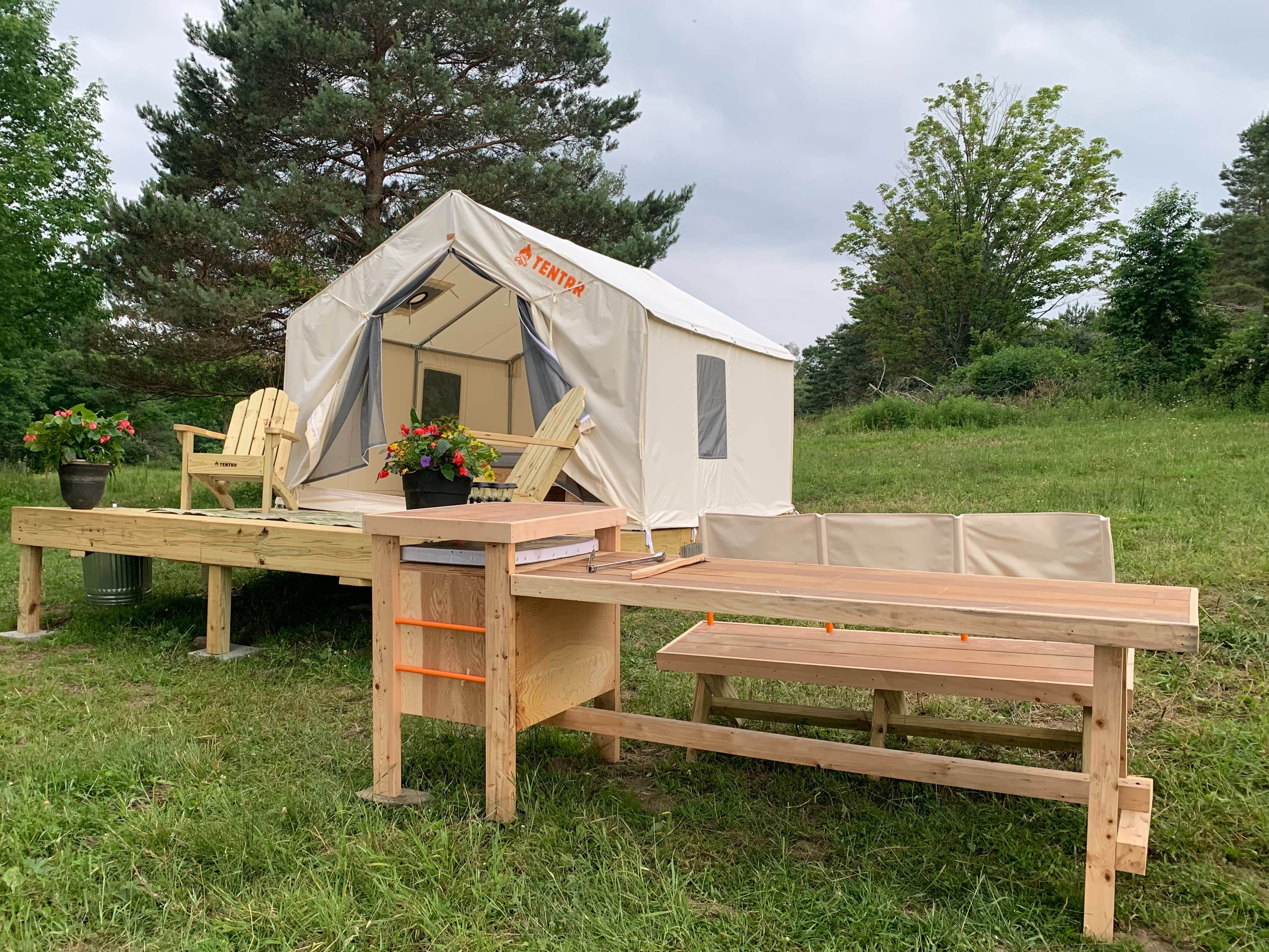 The Dyrt's photo at A Hilltop View near Portageville, NY