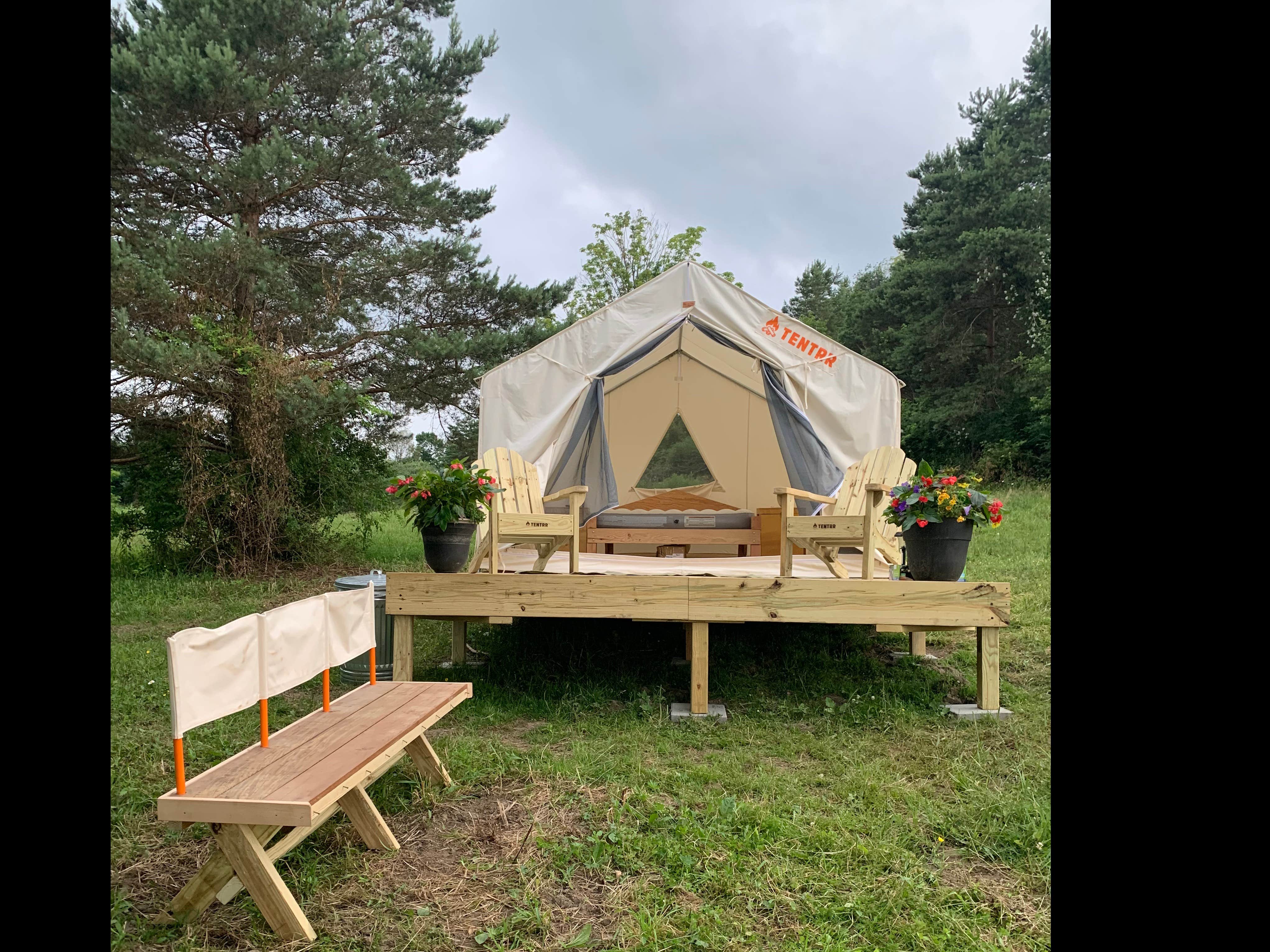 The Dyrt's photo at A Hilltop View near Darien Center, NY