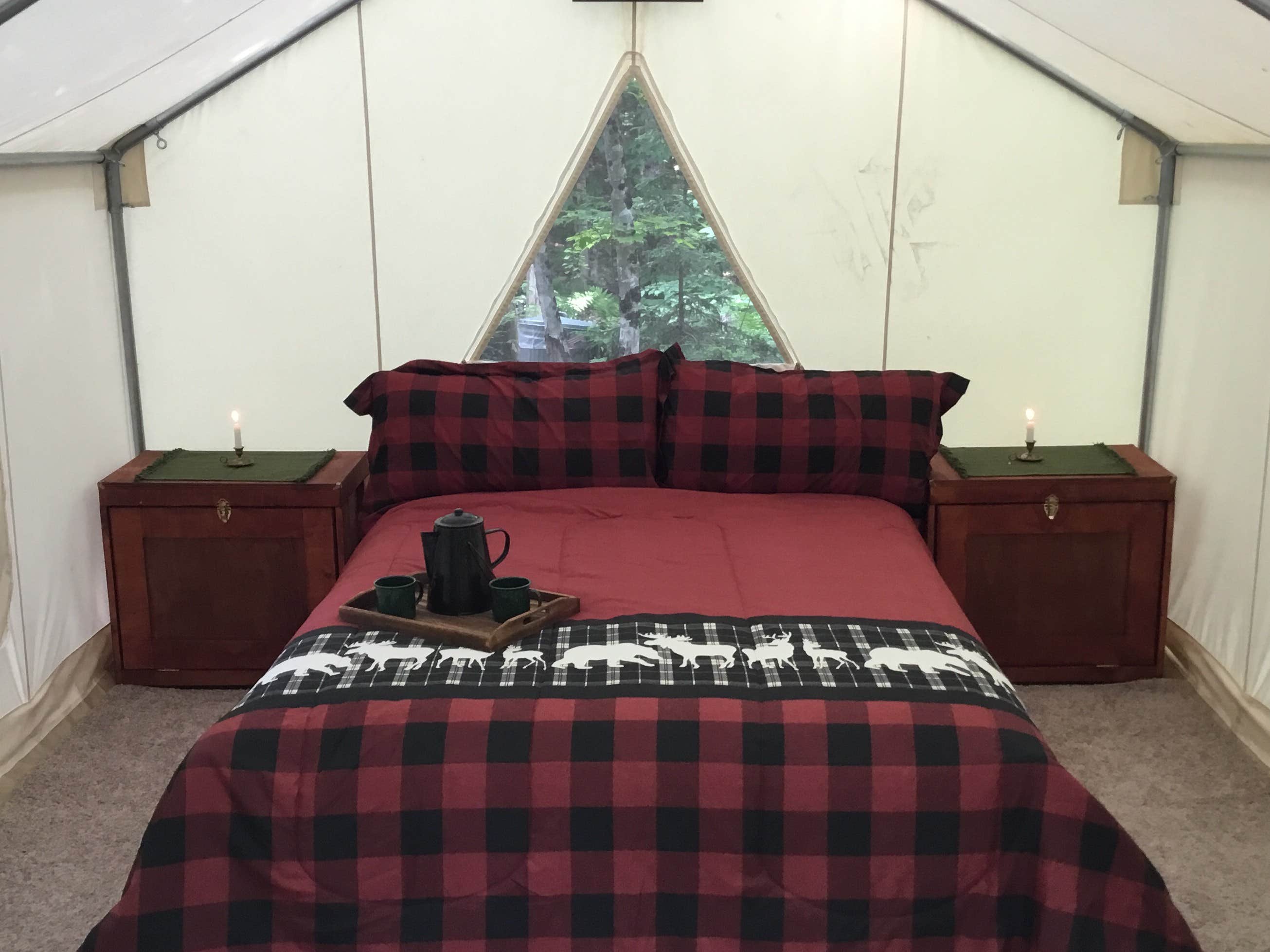 The Dyrt's photo of glamping accommodations at Brook Haven near Dorchester, NH