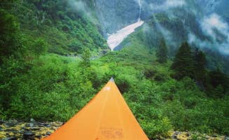 Ryan L.'s photo of tent camping at Enchanted Valley — Olympic National Park near Pacific Beach, WA