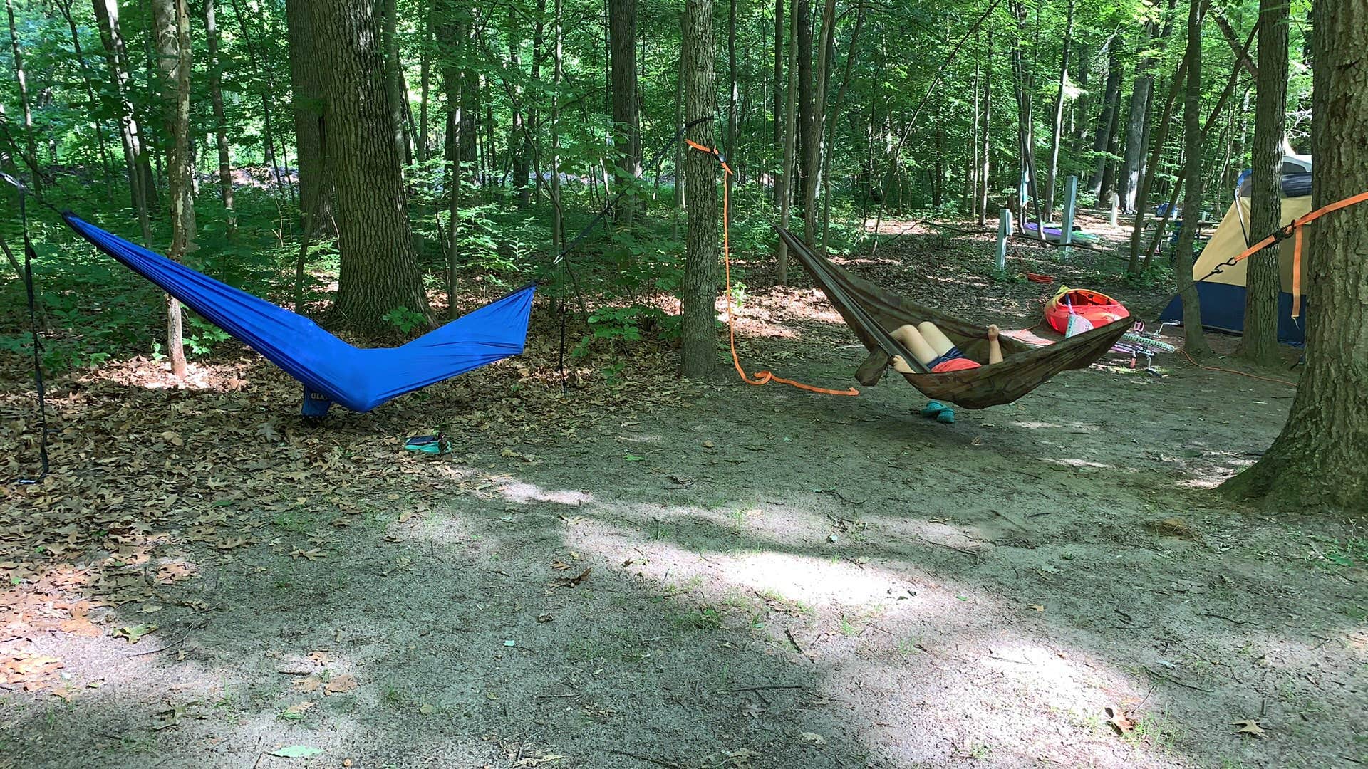Camper-submitted photo at Gun Lake Campground — Yankee Springs Recreation Area near Caledonia, MI