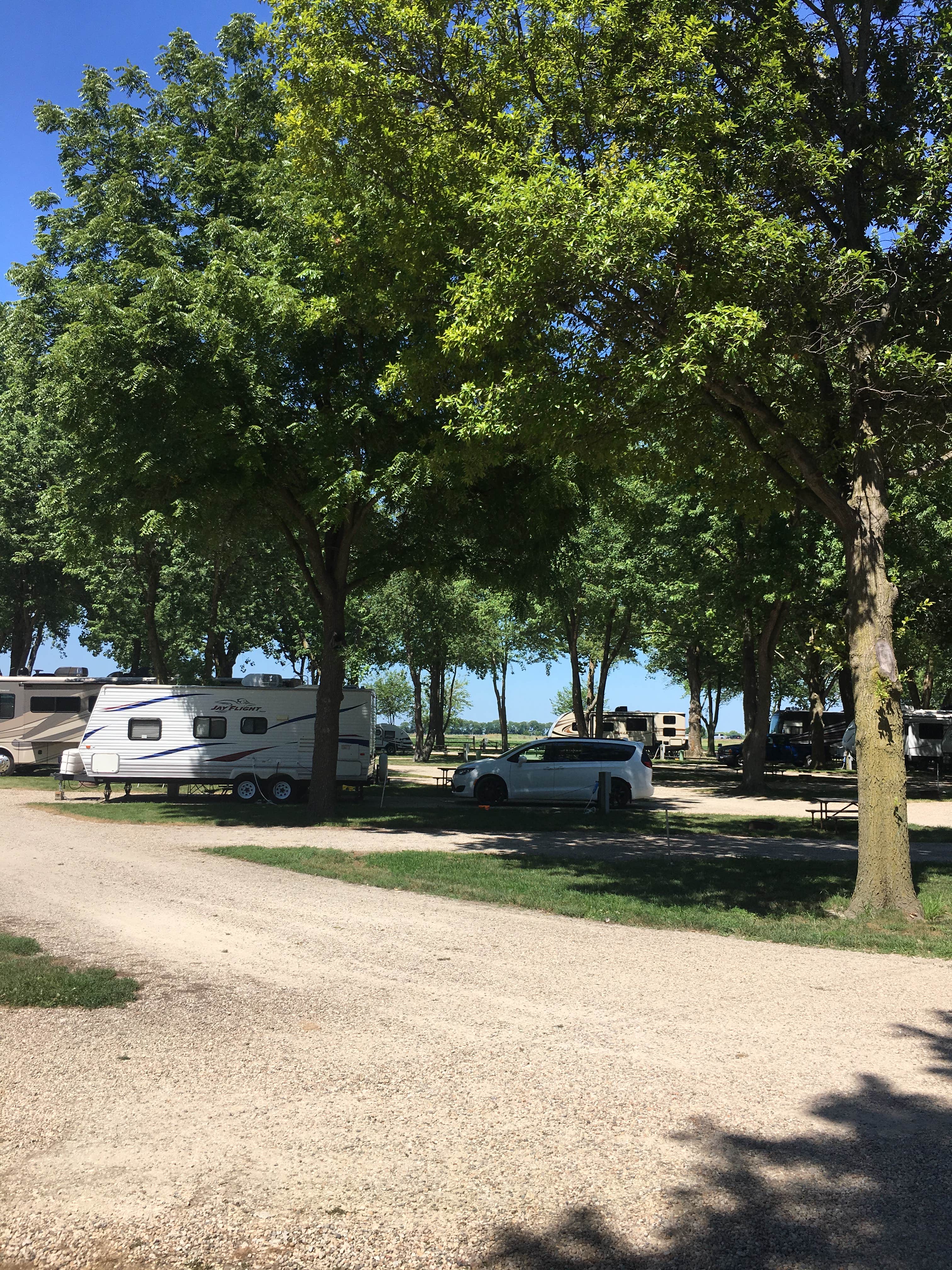 Gary S.'s photo of rv camping at The Double J Campground and RV Park near Wolf Lake, IL