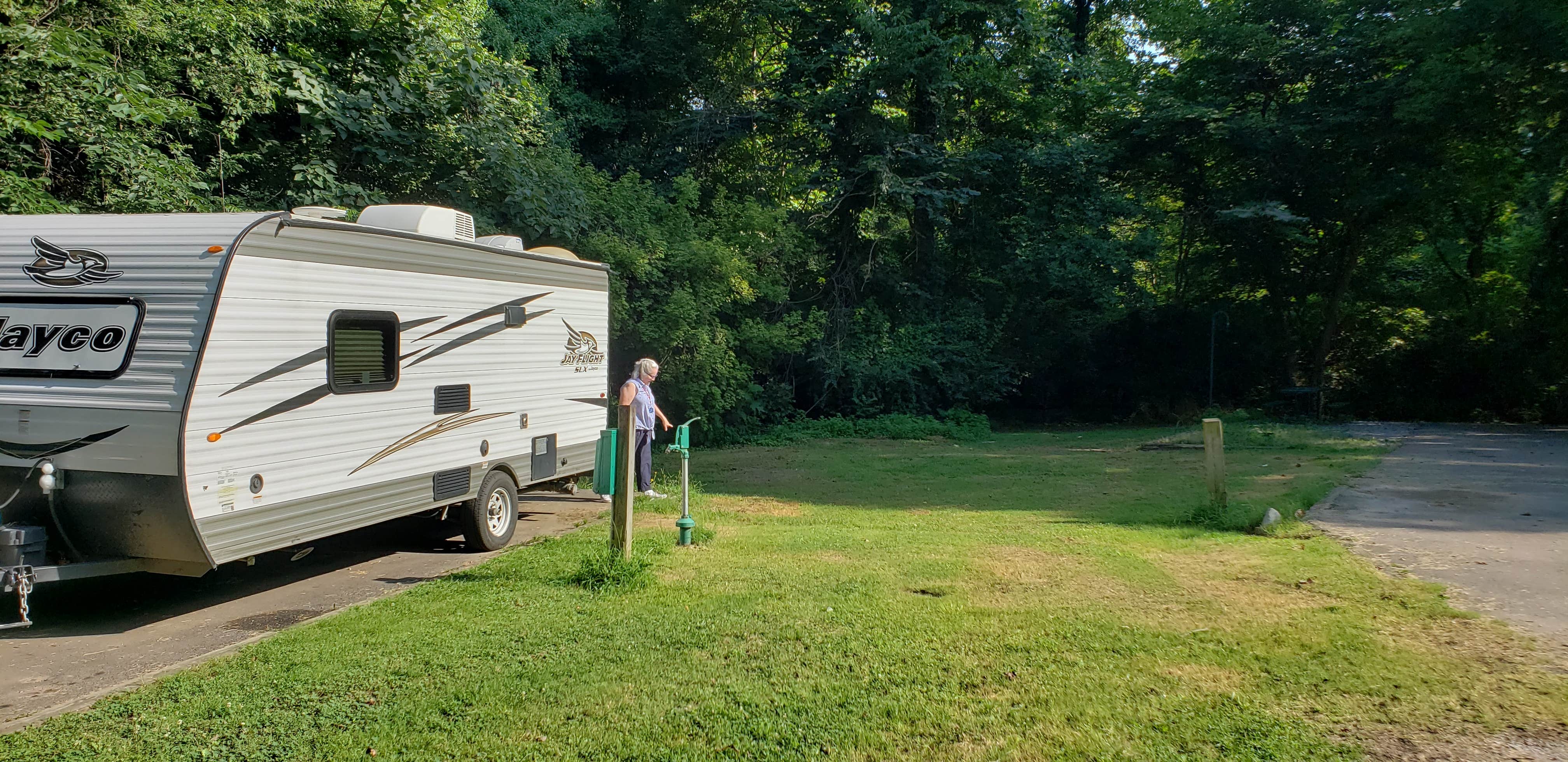 Larry M.'s photo of rv camping at T.O. Fuller State Park Campground near Arlington, TN