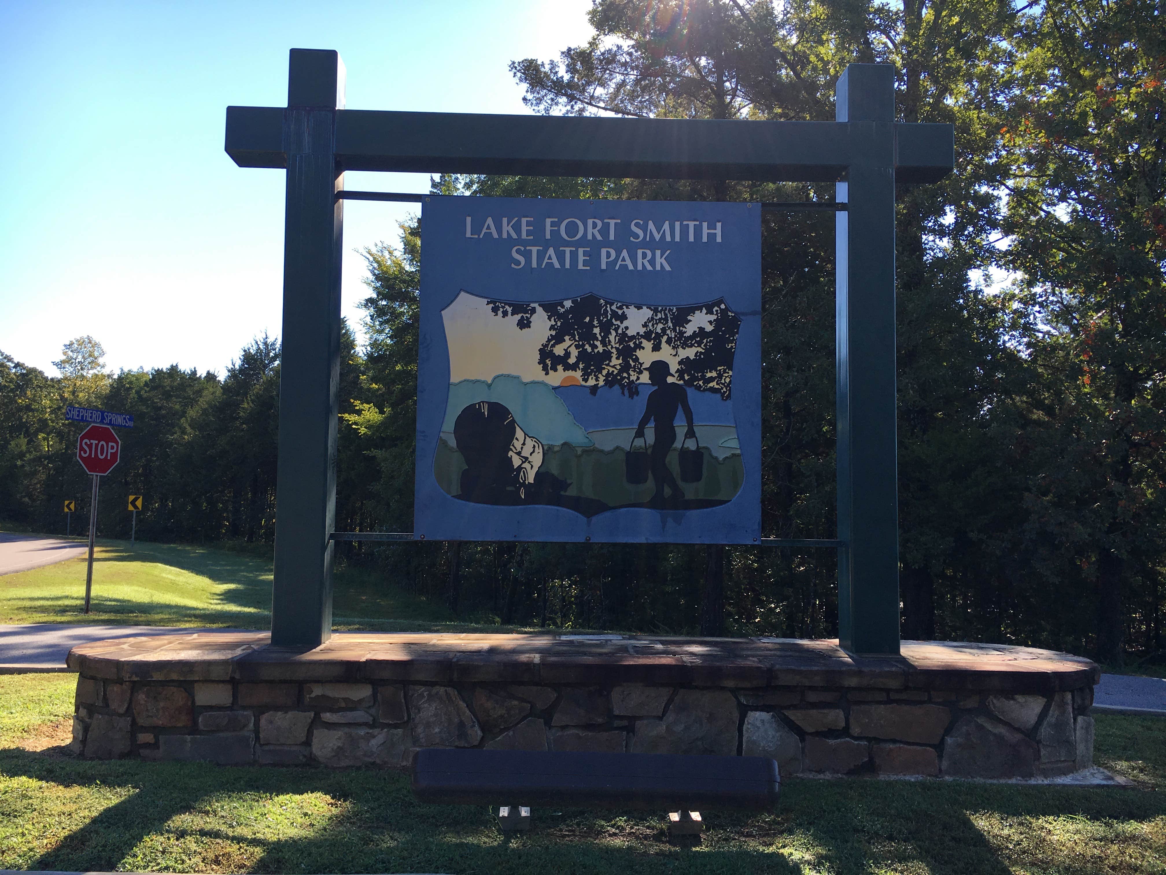 Camper submitted image from Lake Fort Smith State Park Campground - 2