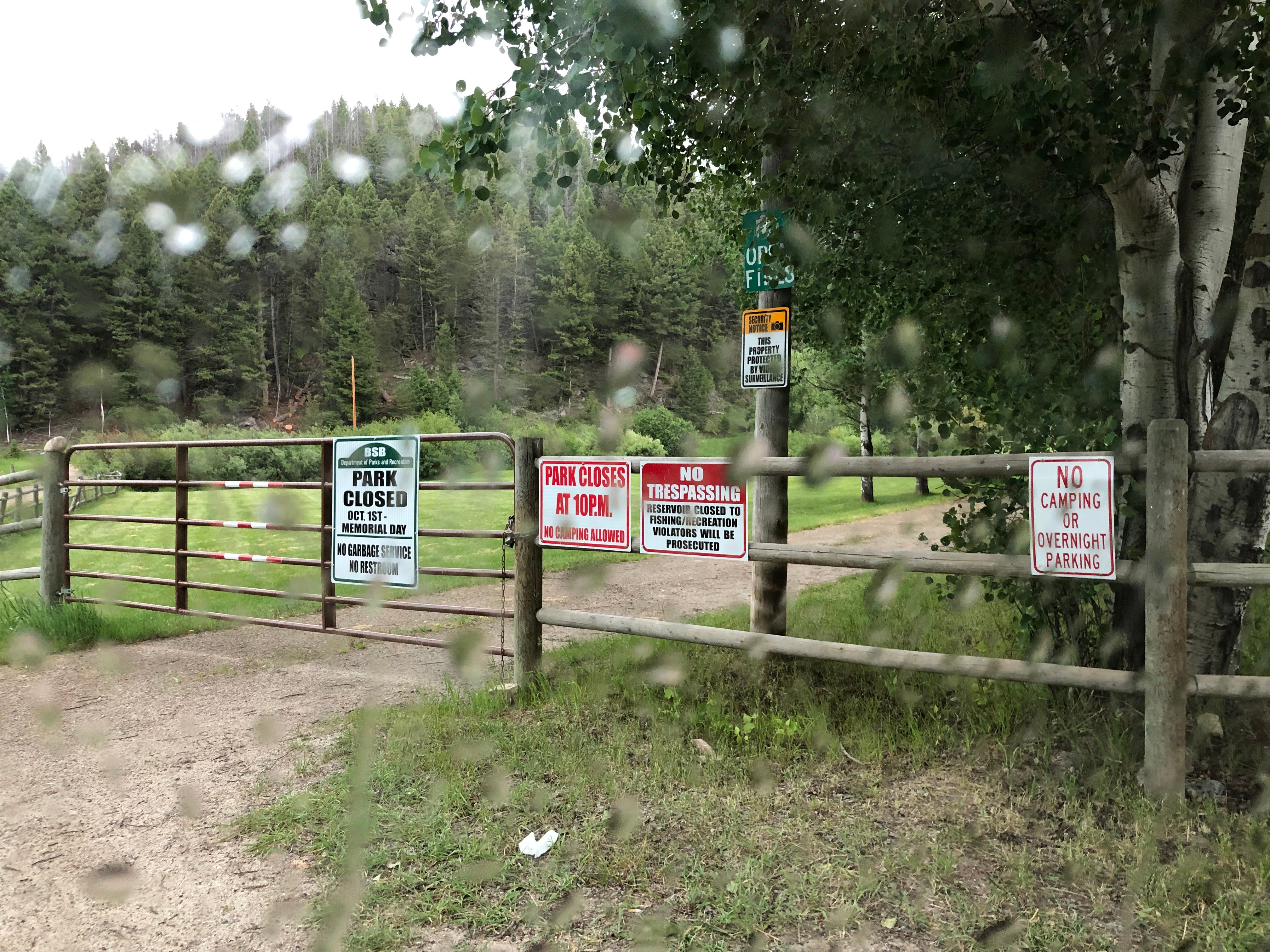 Lots of signs that are different from the forest service website