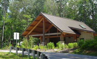 Kirsten J.'s photo of a cabin at Grandfather Mountain State Park Campsites near Newland, NC
