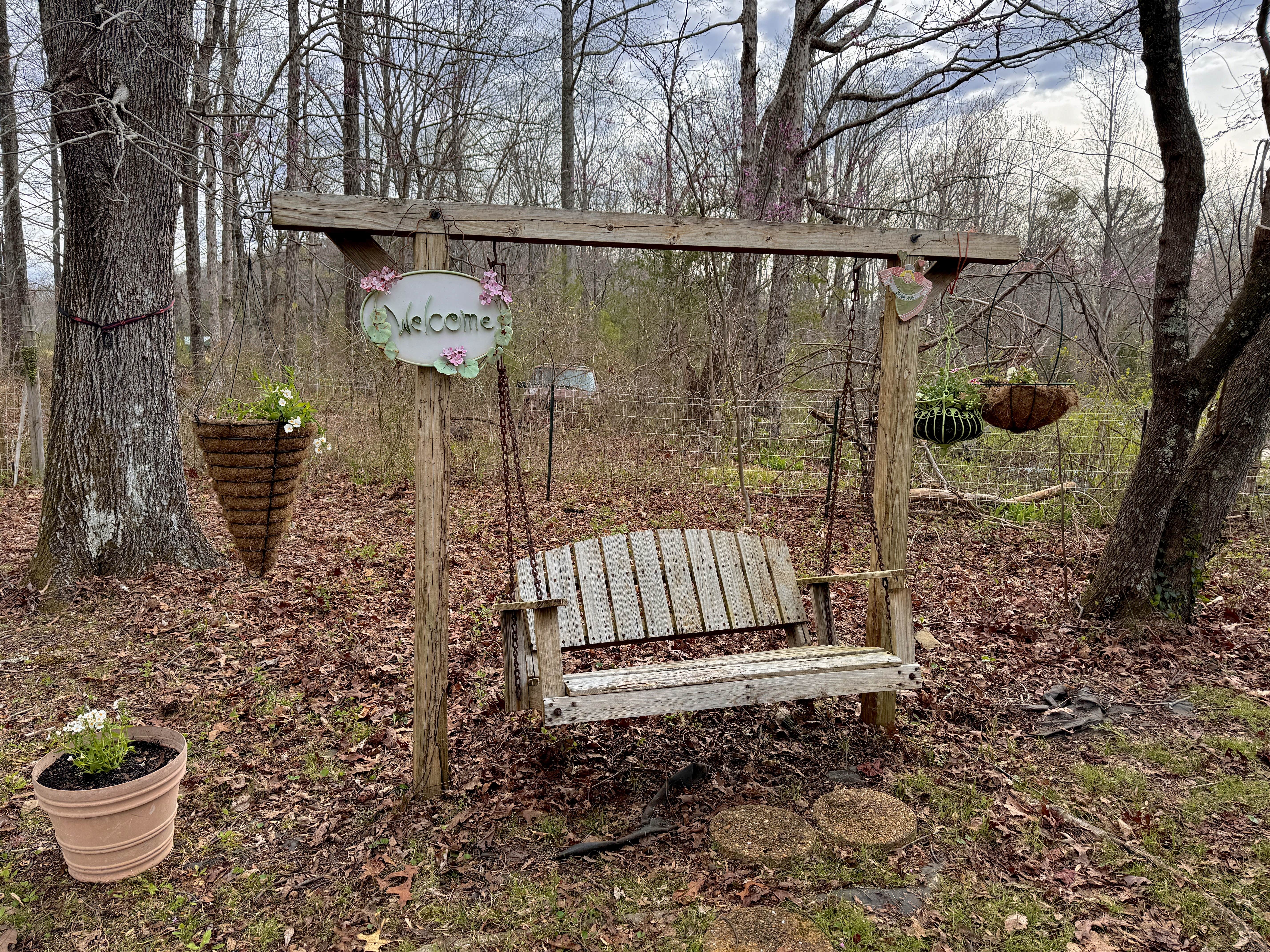 Camping near Lockhart's Arch Shelter - on the Cumberland Trail: Paradise Meadows, Signal Mountain, Tennessee
