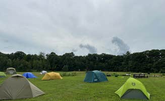 Amanda G.'s photo of tent camping at Baker Rocks near Hartford, VT