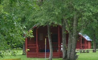 Kirsten J.'s photo of a cabin at Brunswick Beaches RV Resort near Cherry Grove Beach, SC