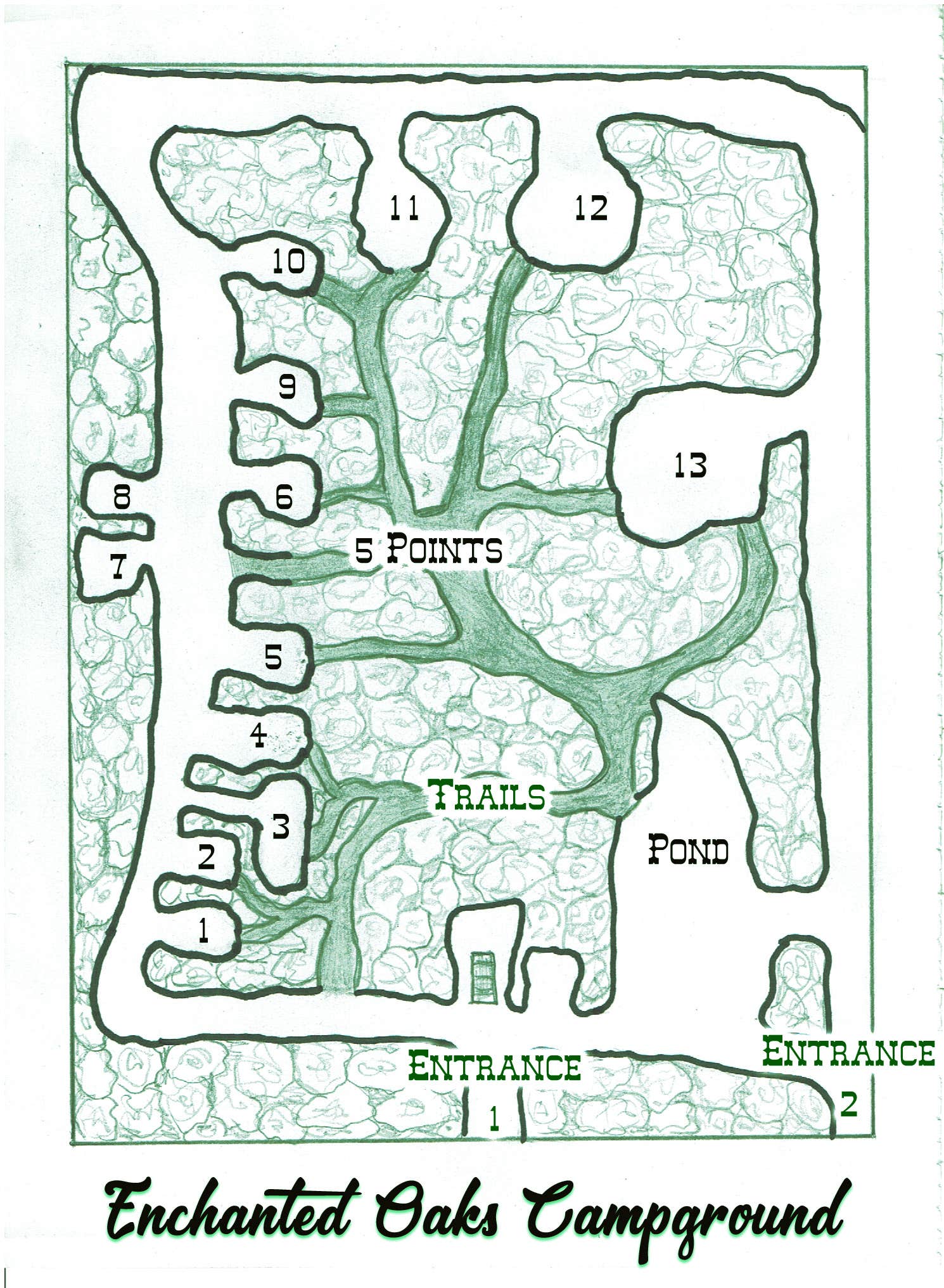 Camper-submitted photo at Enchanted Oaks Campground near Shiner, TX