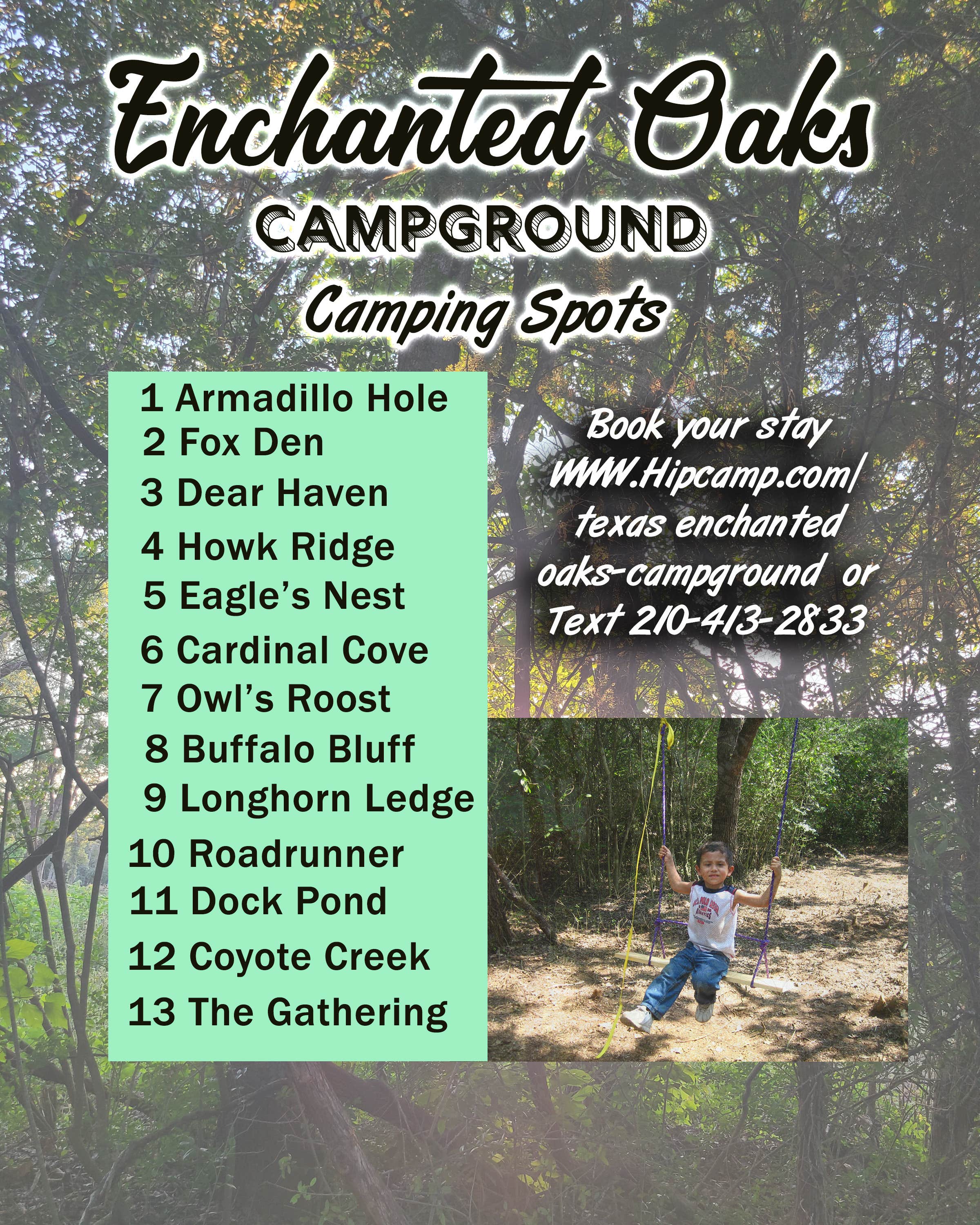 Camper-submitted photo at Enchanted Oaks Campground near Shiner, TX