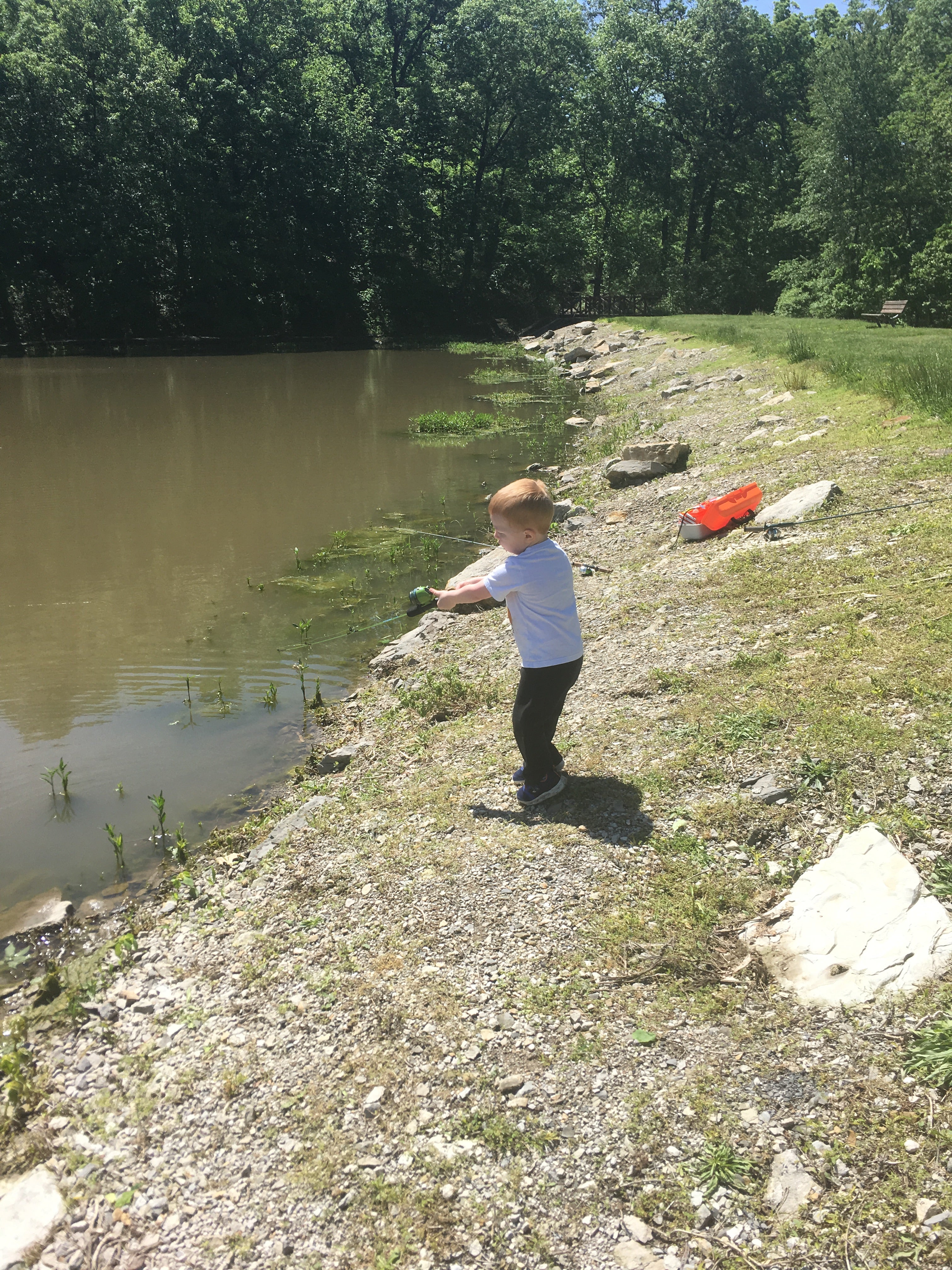 Wallace is a great place for kids to hone their fishing skills