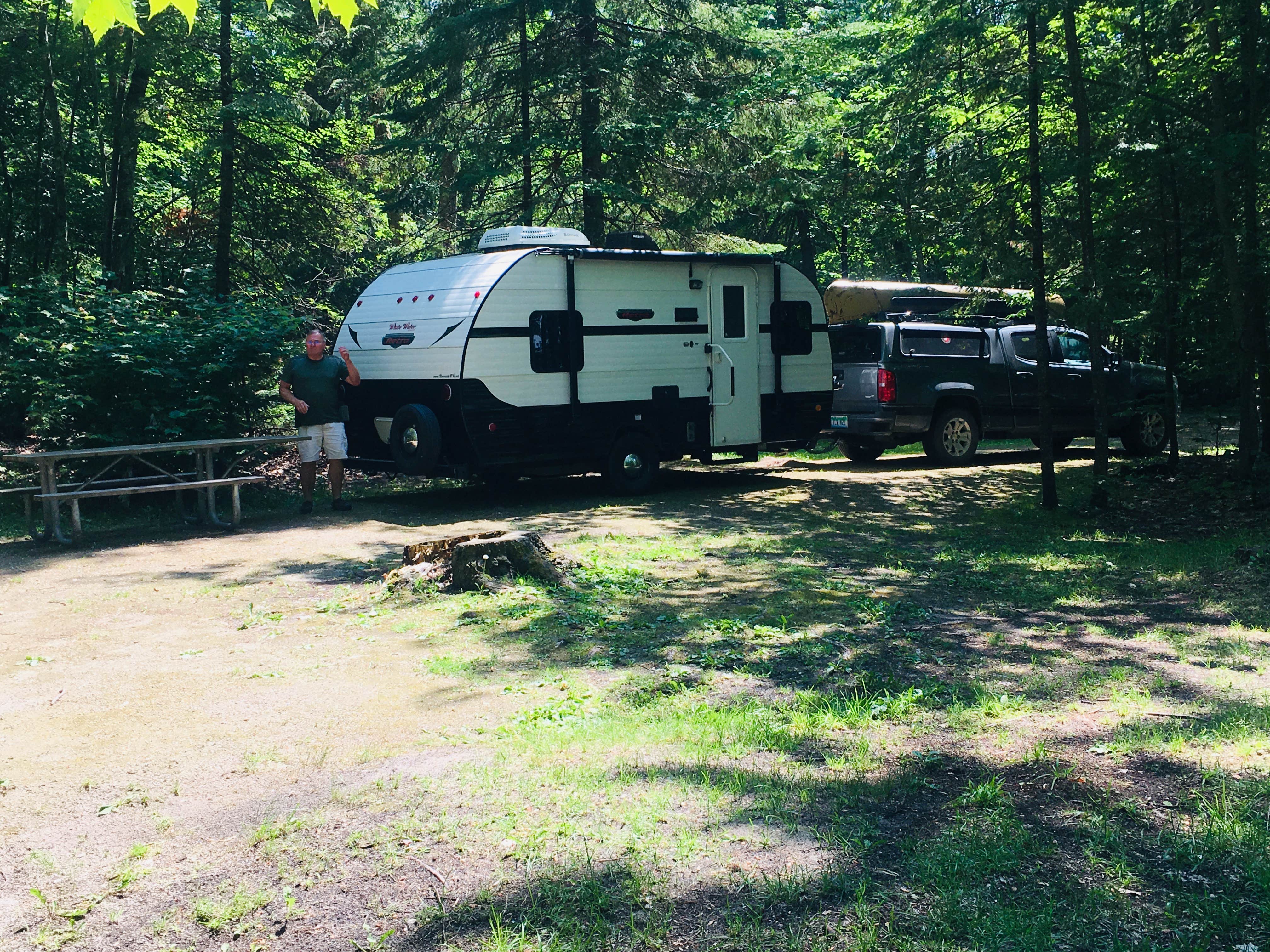 Camper-submitted photo at Brevoort Lake Campground near St. Ignace, MI