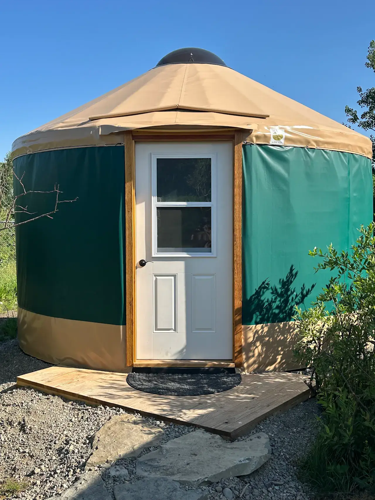 Camper-submitted photo at Kiowa Frontier Yurts and Cabins near Cut Bank, MT