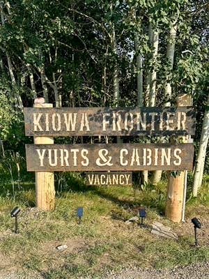 Camper-submitted photo at Kiowa Frontier Yurts and Cabins near Cut Bank, MT