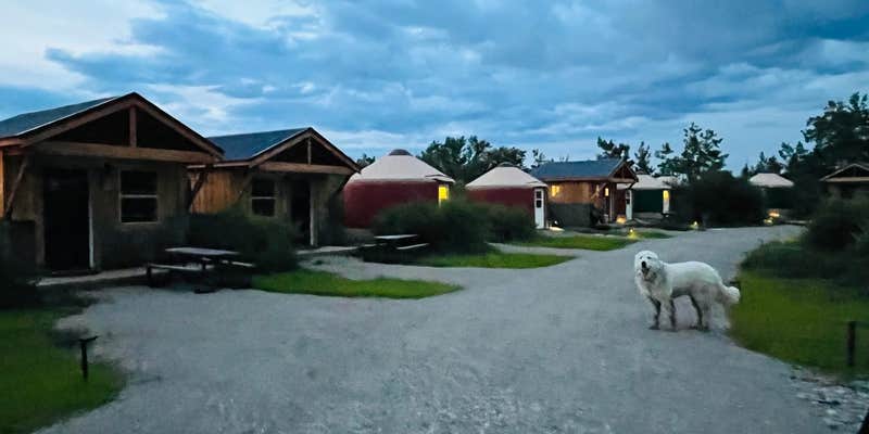 Camper submitted image from Kiowa Frontier Yurts and Cabins