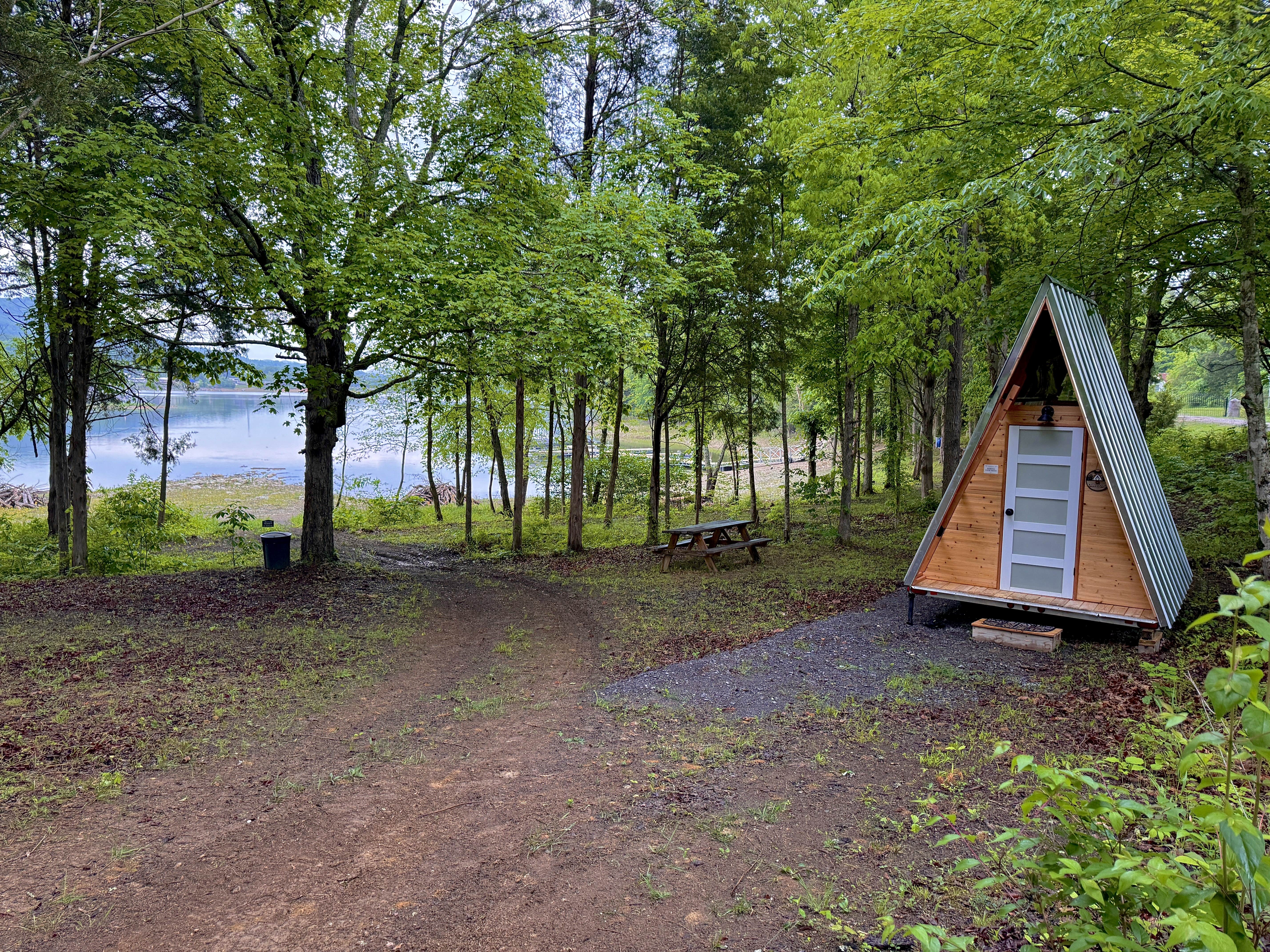 Lee D.'s photo of glamping accommodations at Lakefront Glamping Resort Cherokee Lake Tennessee near Lynch, KY